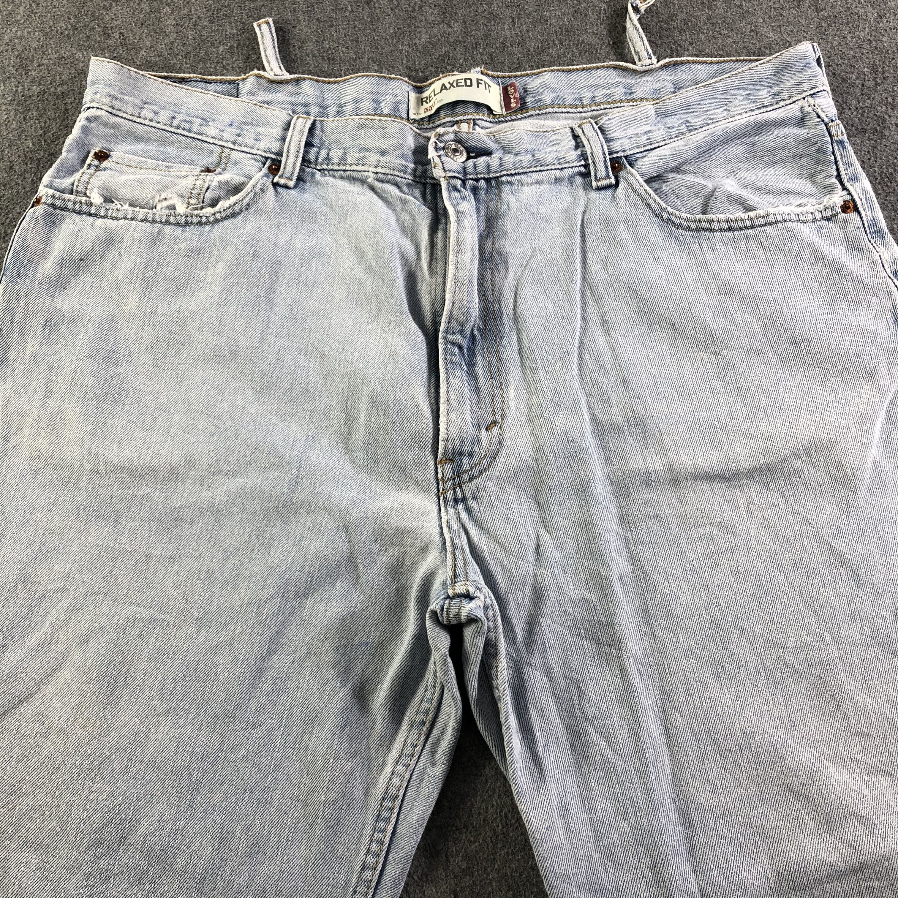 Levi's Vintage Light Wash Levis 550 Jeans-J3426 Size US 42 / EU 58 - 3 Thumbnail