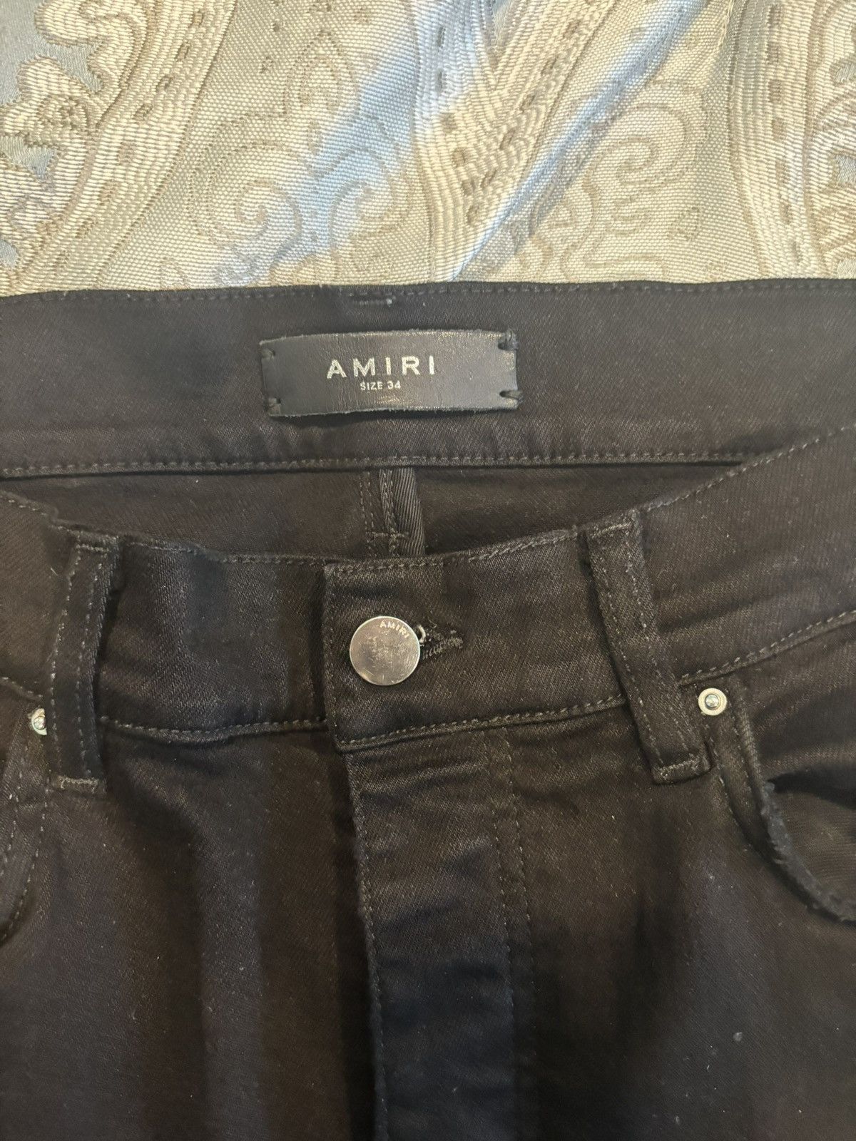 Amiri Black Amiri Thrasher Jeans Size US 34 / EU 50 - 3 Thumbnail