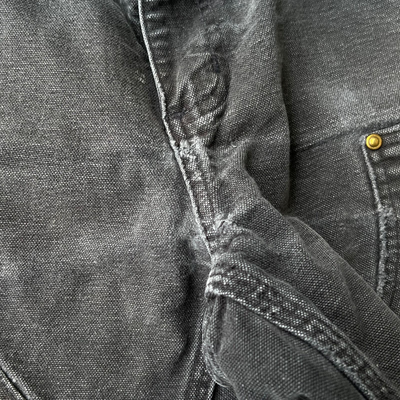 Carhartt × Vintage Carhartt faded black double knee work wear carpenter pants Size US 31 - 7 Thumbnail