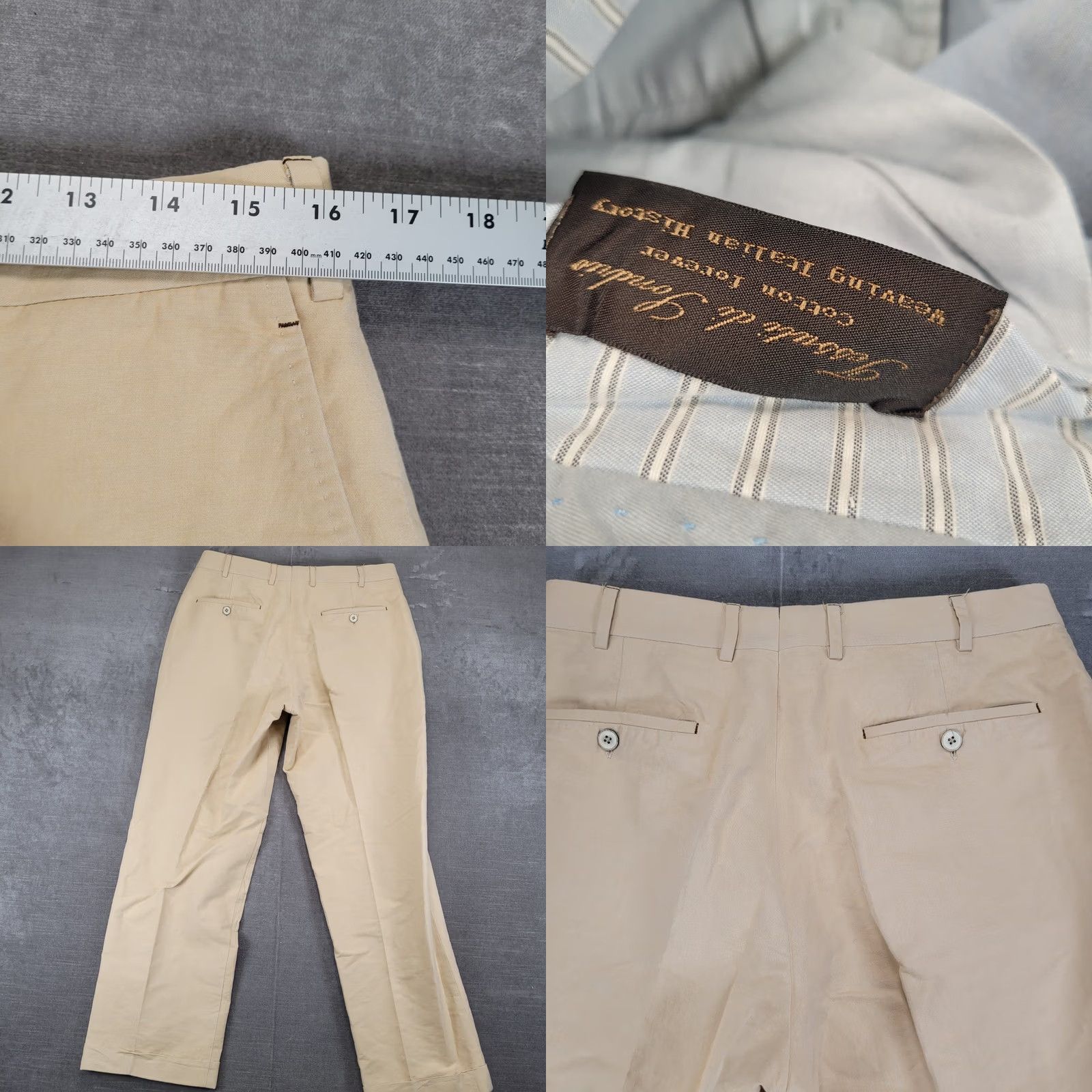 Peter Millar Peter Millar Mens Pants Khaki Chinos Dress Trousers Golf Size 34 Size US 34 / EU 50 - 8 Thumbnail