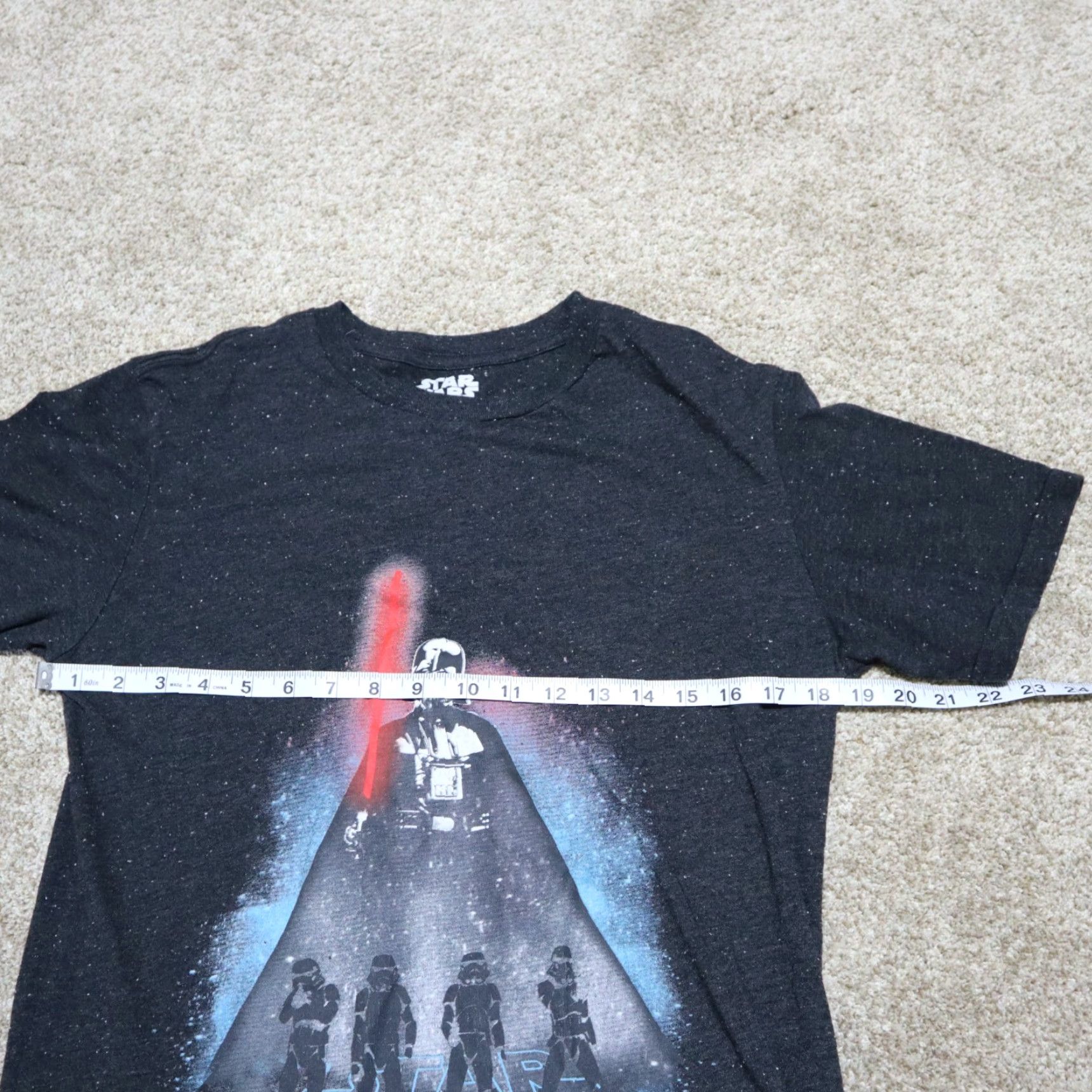 Star Wars STAR WARS Vader Light Saber Blue Short Sleeve T-Shirt Men S/M Small Size US S / EU 44-46 / 1 - 4 Thumbnail