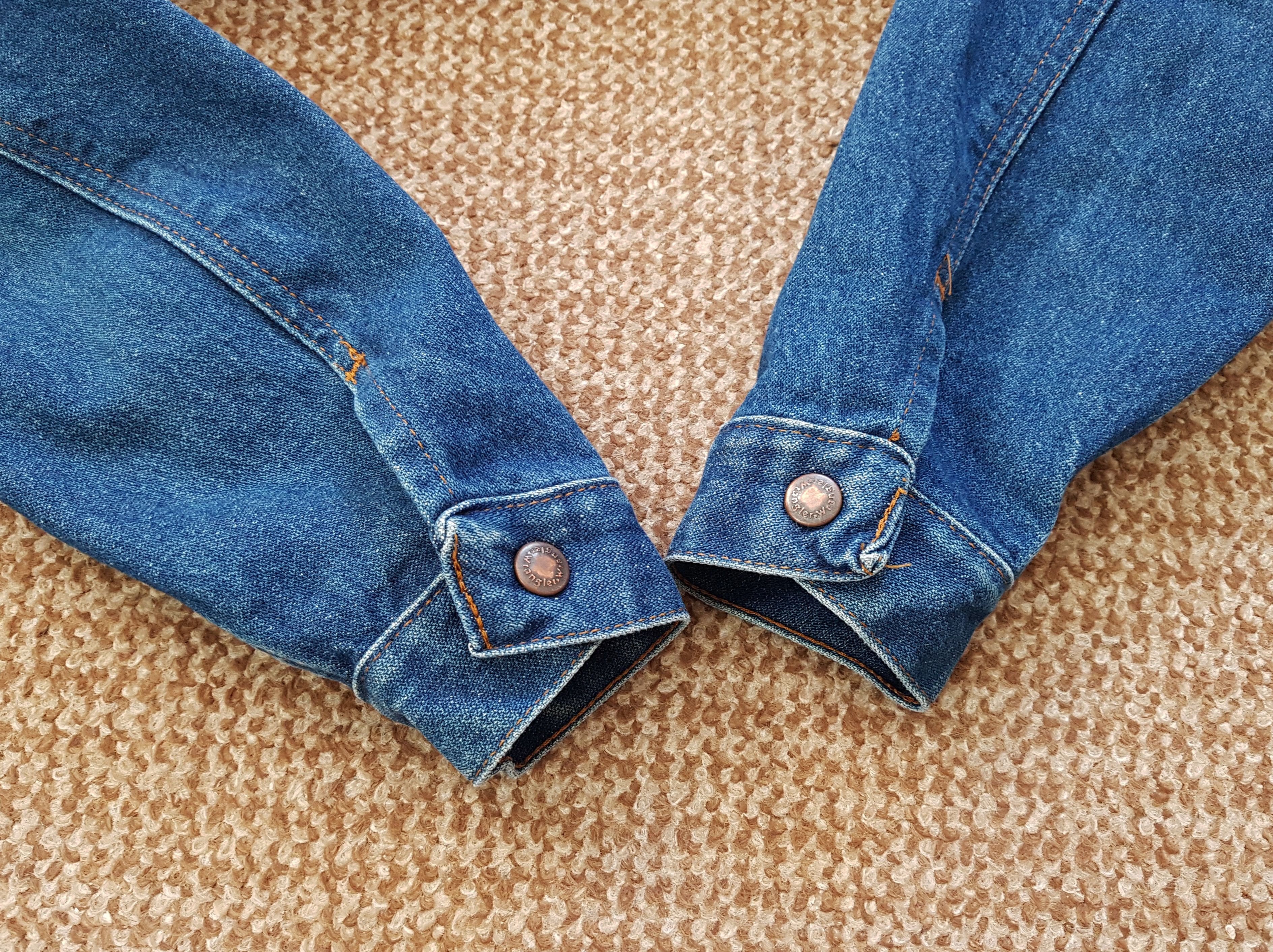 Wrangler Metallica WorldWired Vintage Wrangler Denim Jean Jacket sz L Size US L / EU 52-54 / 3 - 12 Thumbnail