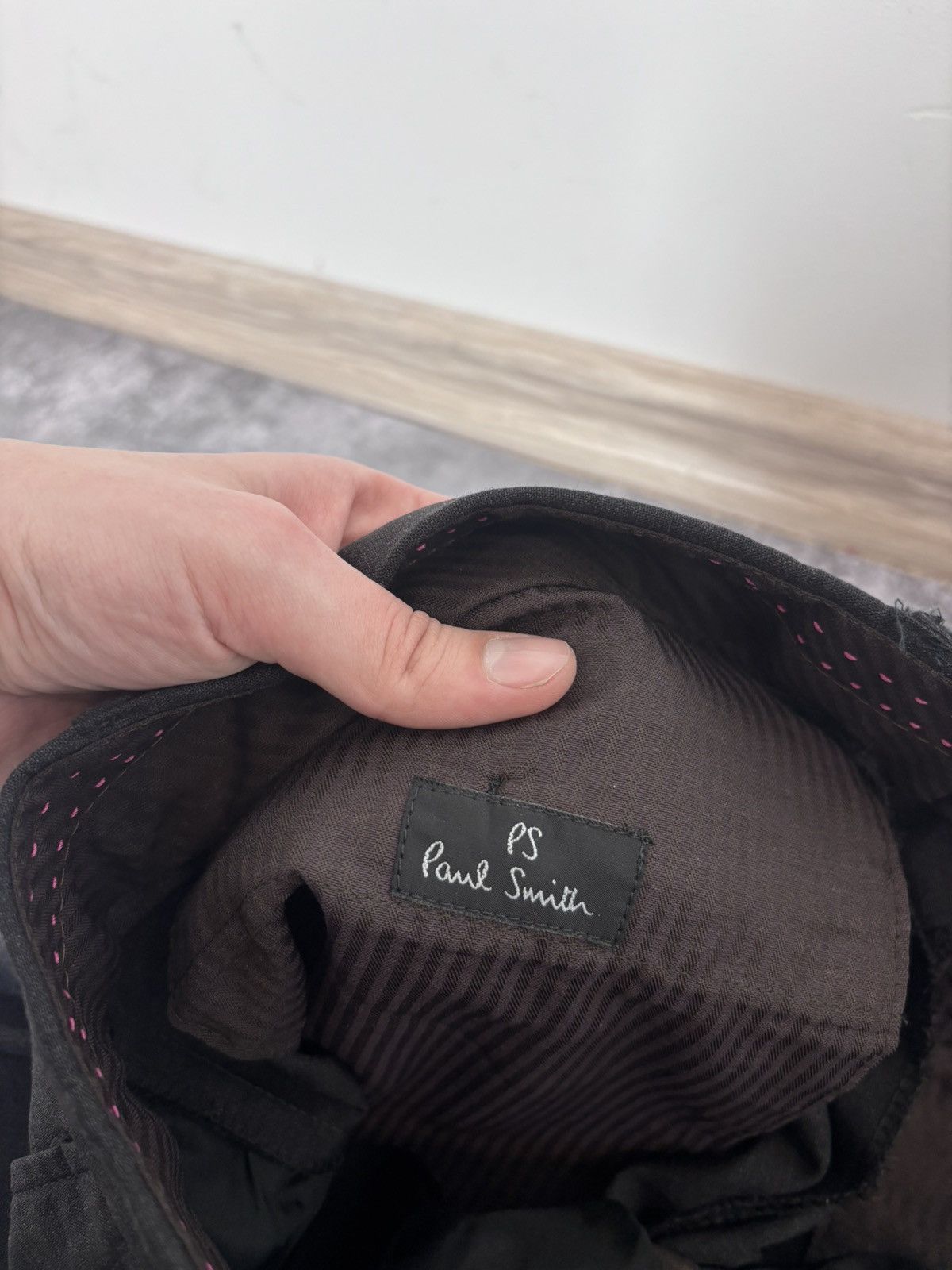 Paul Smith Paul Smith PS Men’s 2-Piece Grey Wool Suit Stretch 2-Buttons Size 42R - 19 Thumbnail