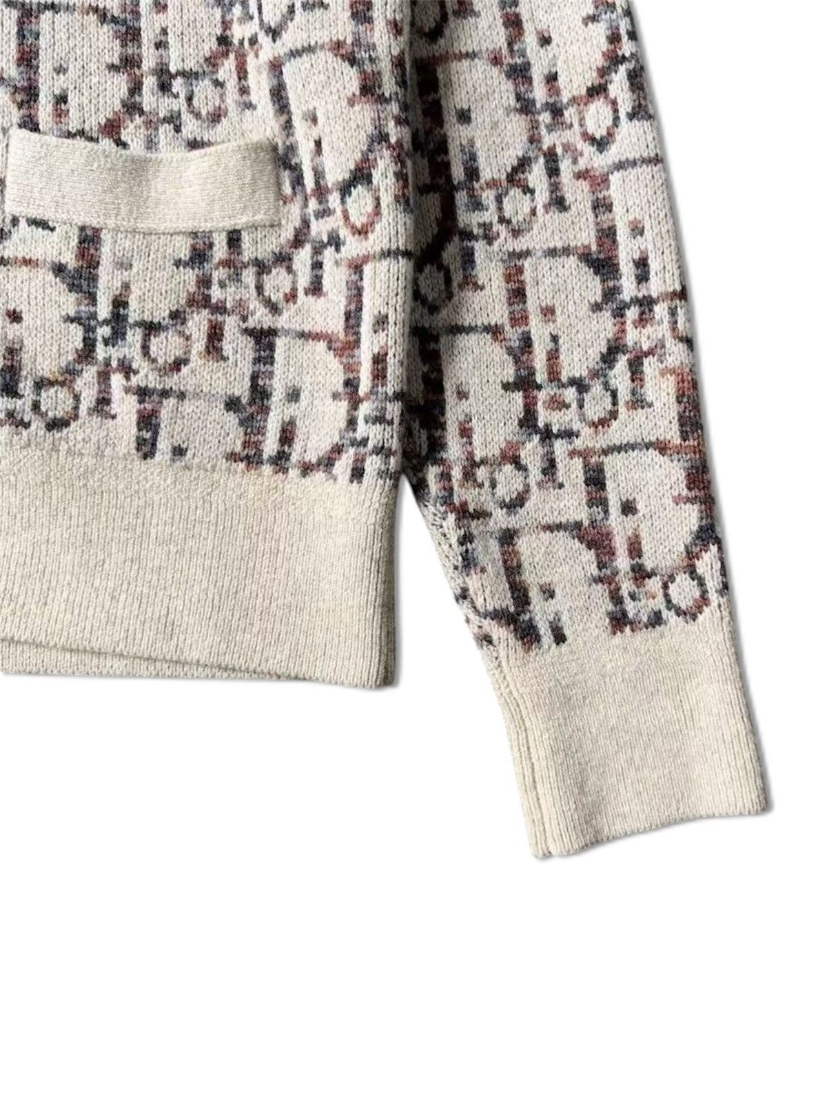 Dior Christian Dior L Men V-Neck Button Up Cardigan Wool Monogram Size US L / EU 52-54 / 3 - 4 Thumbnail