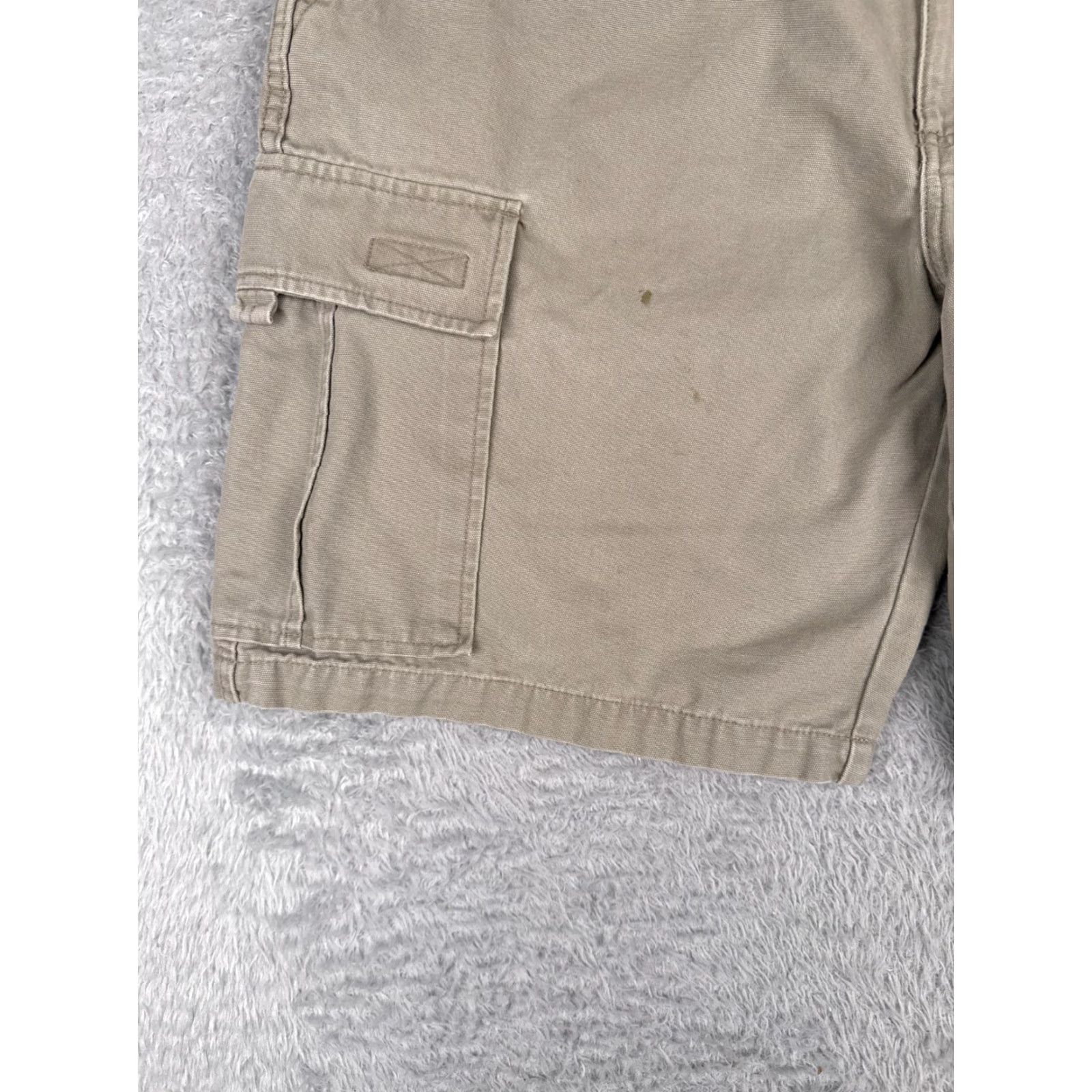 The North Face The North Face Men Short Beige Cotton Canvas Cargo 36x10 Belted Zip Front Pockets Casual Vintage No Size US 36 / EU 52 - 3 Thumbnail