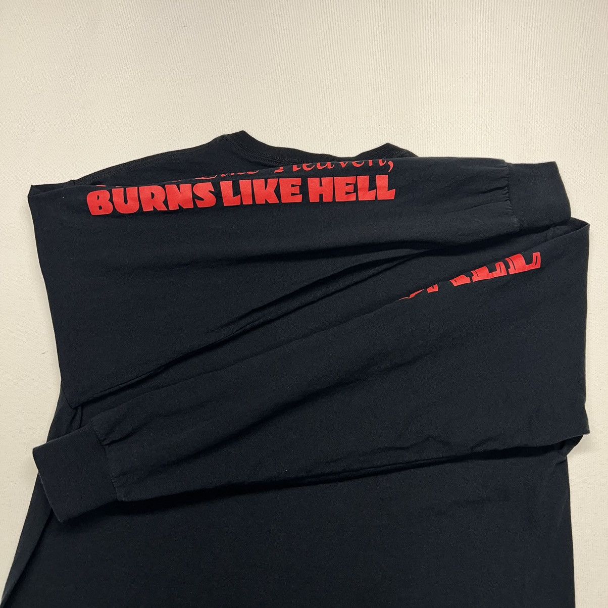 Vintage Fireball Whisky Tee Shirt Black Long Sleeve Promo Liquor Y2K Size US L / EU 52-54 / 3 - 14 Thumbnail