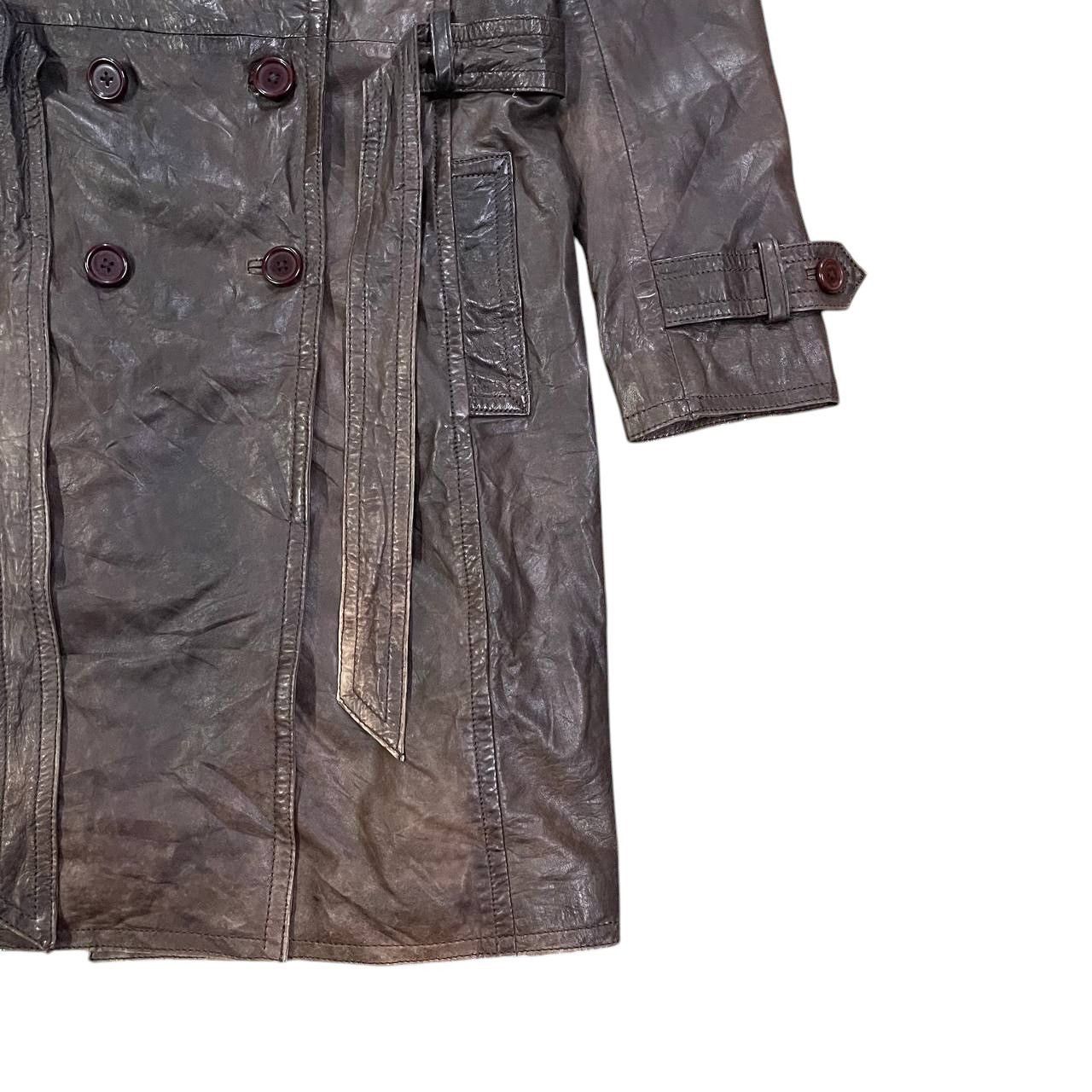 Other Vintage Anagram Paris Leather Long Coat Sheepskin Size S / US 4 / IT 40 - 4 Thumbnail