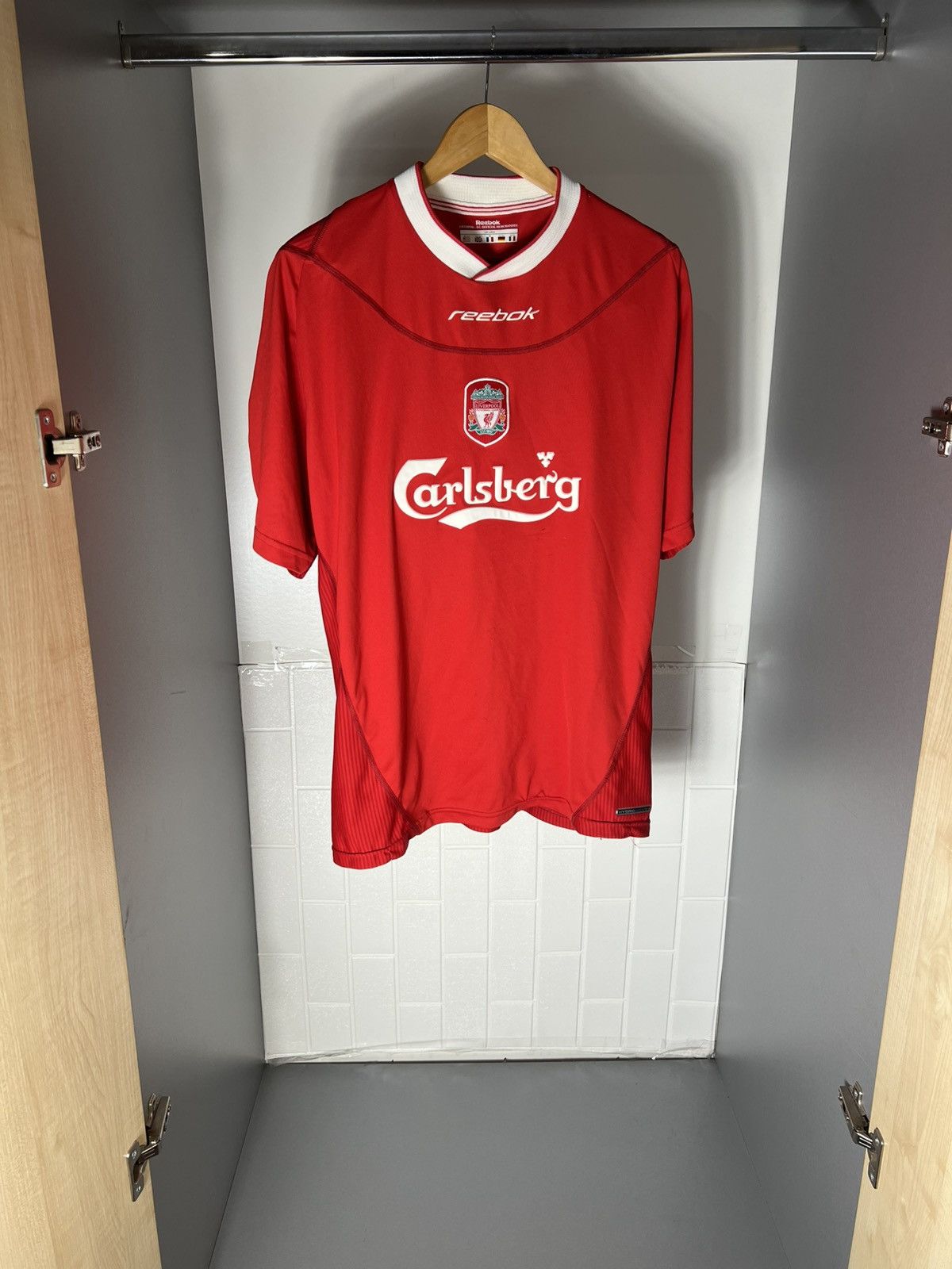 Reebok VINTAGE REEBOK FC LIVERPOOL ENGLAND SOCCER JERSEY RETRO 90s Size US XL / EU 56 / 4 - 2 Thumbnail