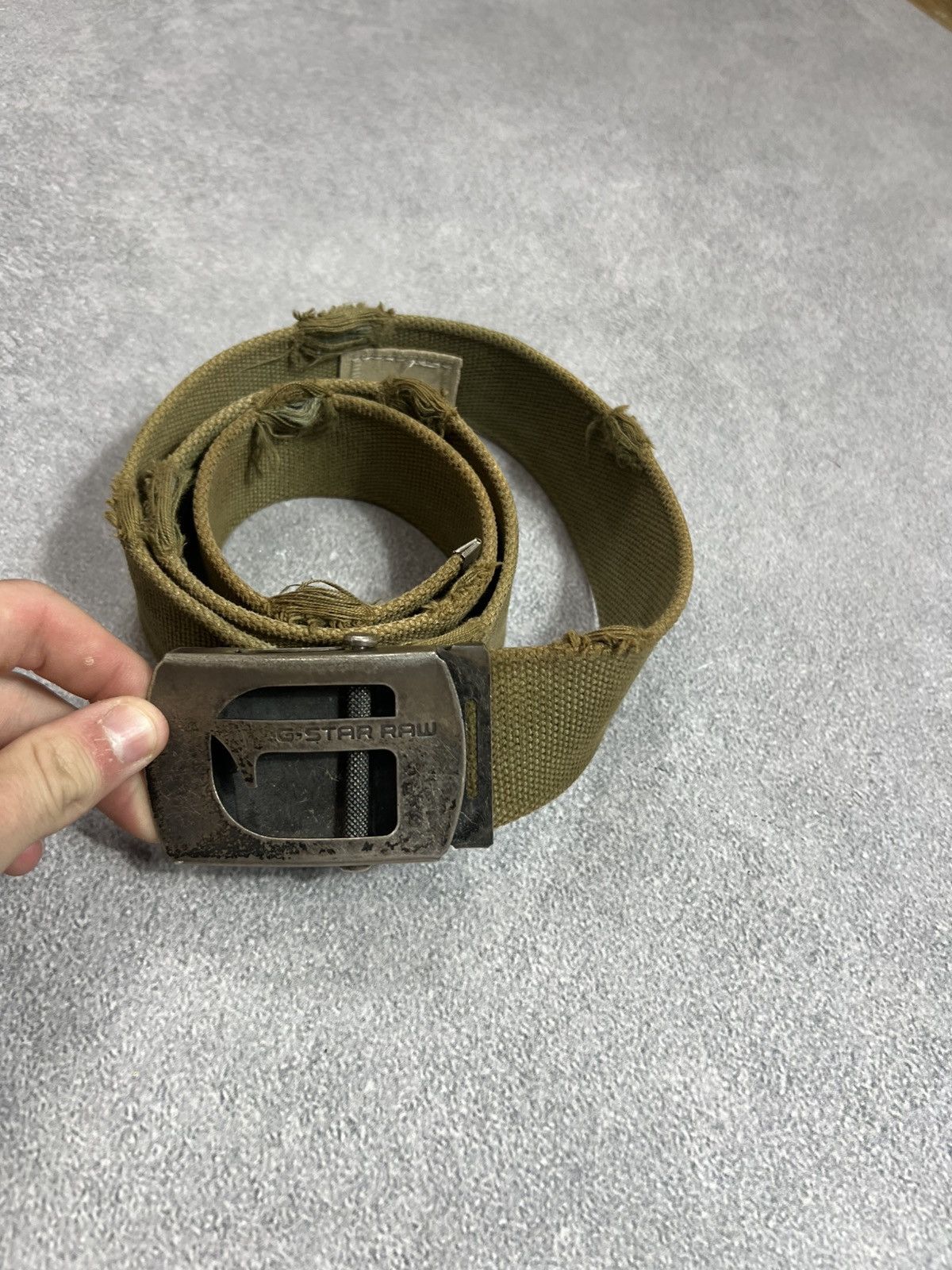 G-Star Vintage Y2K Hype Crazy G-Star Distressed Belt Size ONE SIZE - 4 Thumbnail