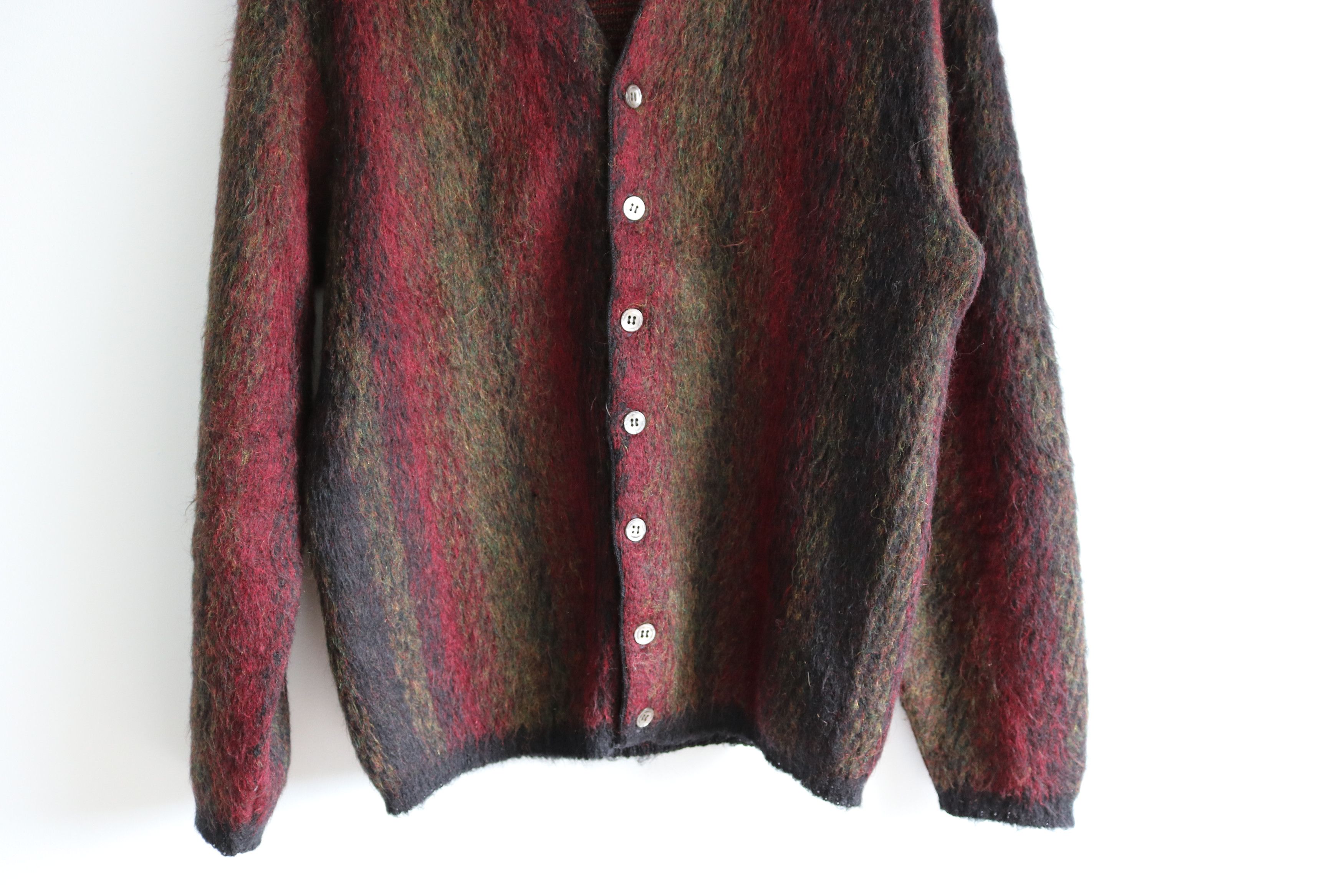 Vintage Rare Vintage Mohair Stripe Cardigan 60s Size US M / EU 48-50 / 2 - 6 Thumbnail