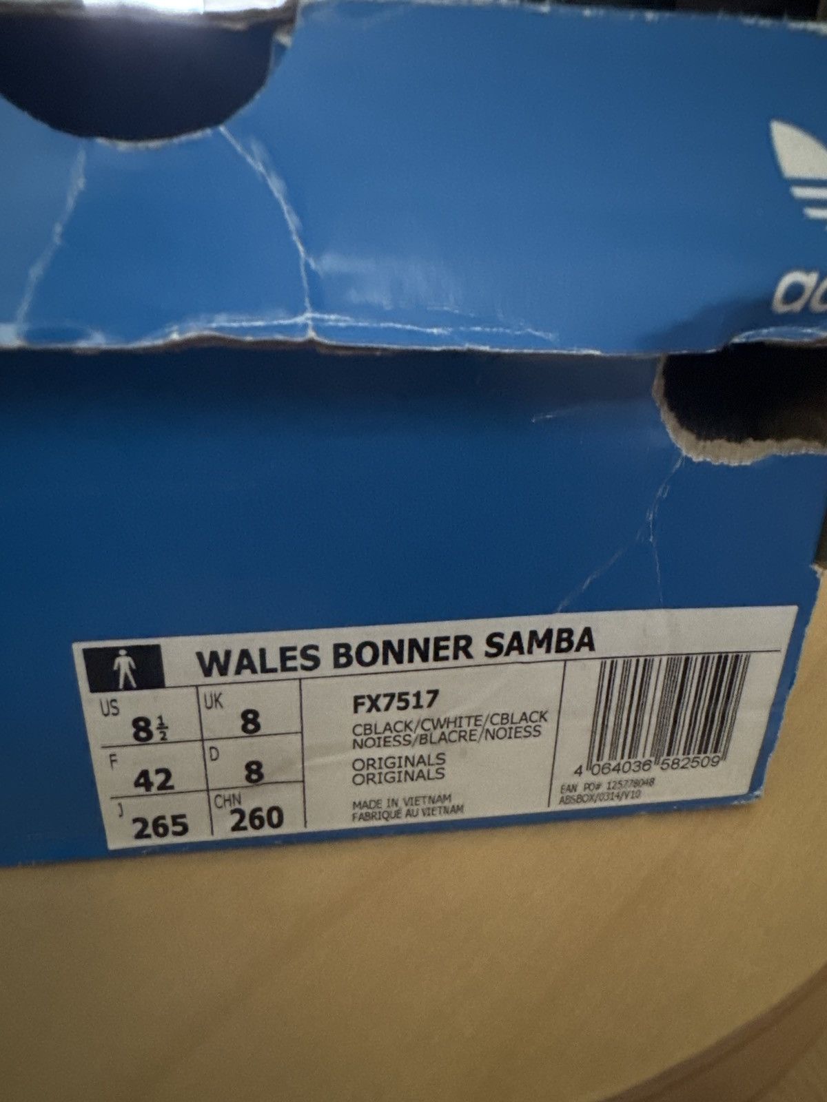 Adidas × Wales Bonner Samba Black Leather (extremely rare first pair FW20) Size US 8.5 / EU 41-42 - 7 Thumbnail