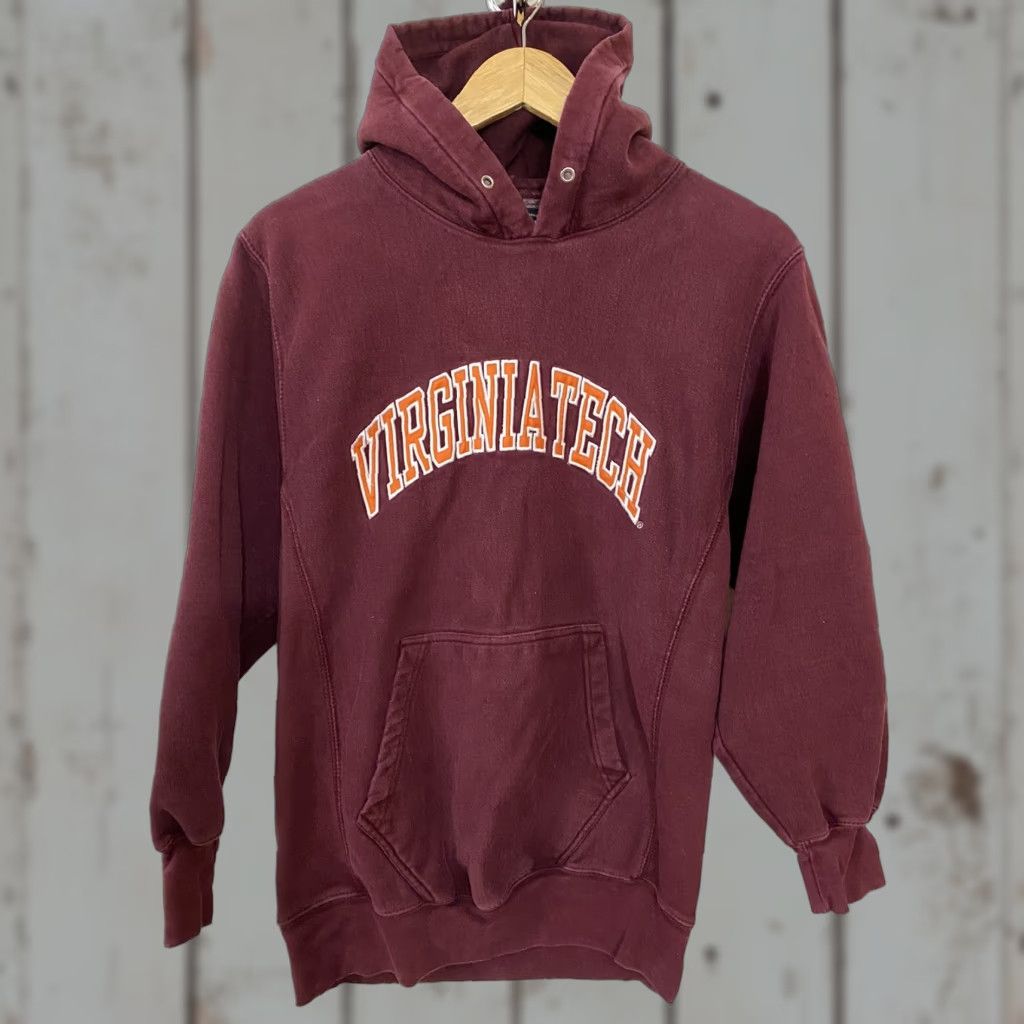 Vintage VINTAGE Mens XS Virginia Tech Steve & Barry’s Thick Hoodie Sweatshirt Red Pullover Hooded Heavyweight Vintage Mens XS Small S Size US XS / EU 42 / 0 - 1 Thumbnail