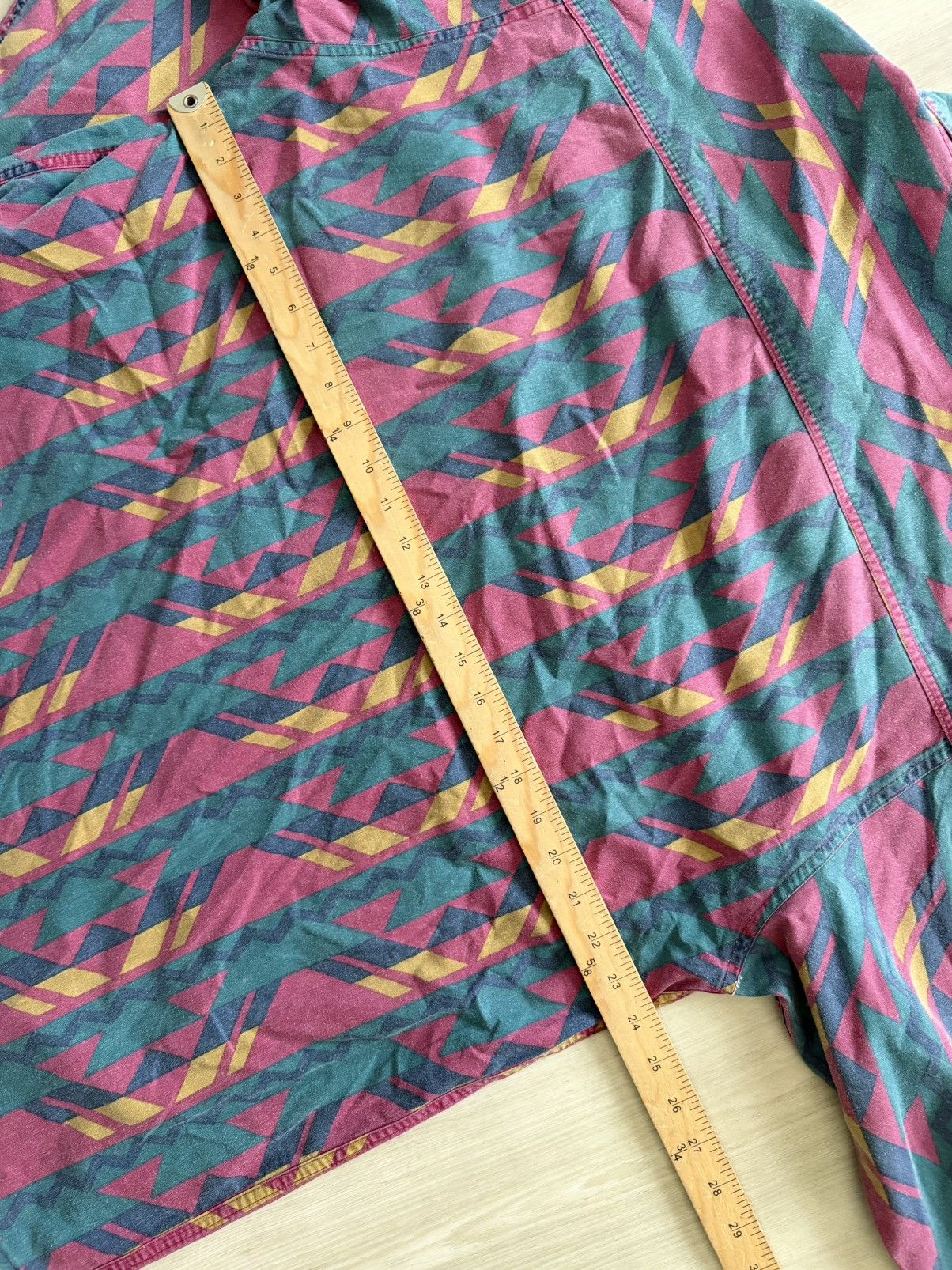 Vintage Vintage Wrangler Aztec Print Cowboy Cut Brushpopper XL Size US XL / EU 56 / 4 - 6 Thumbnail