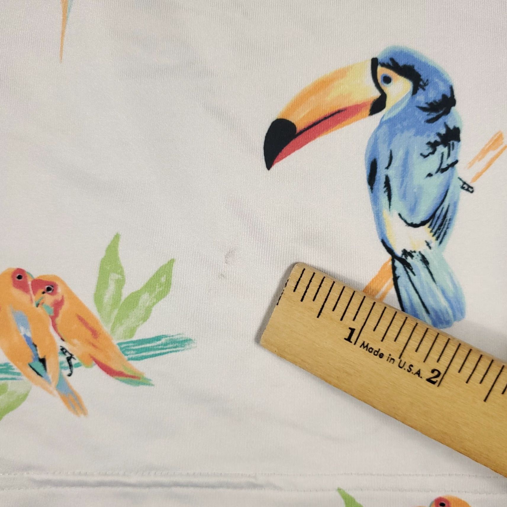 Chubbies Chubbies Polo Shirt Mens Large Gray Bird Print Short Sleeve Casual Golf Size US L / EU 52-54 / 3 - 4 Thumbnail