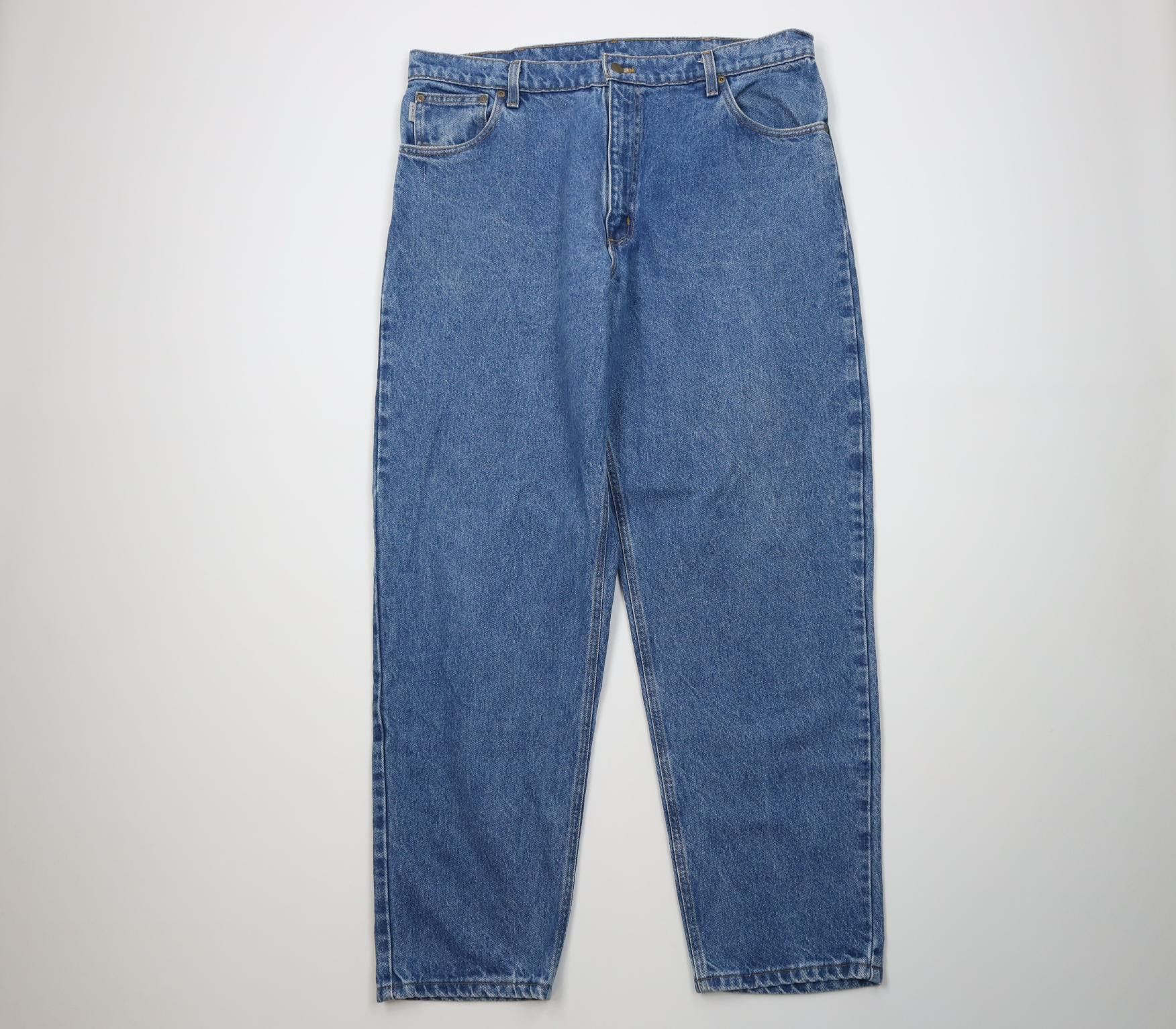 Carhartt Vintage Y2K 2000 Carhartt Relaxed Fit Denim Jeans Blue USA Size US 40 / EU 56 - 1 Thumbnail