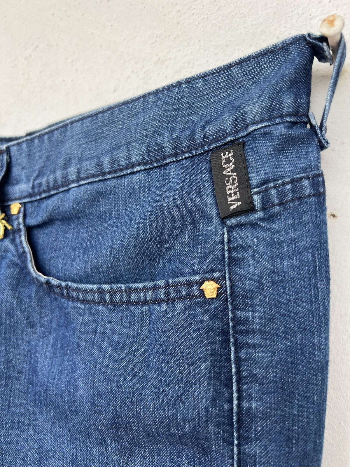Versace Jeans Couture Versace Jeans Couture italy Blue Denim W28 new Size 30" / US 8 / IT 44 - 4 Thumbnail