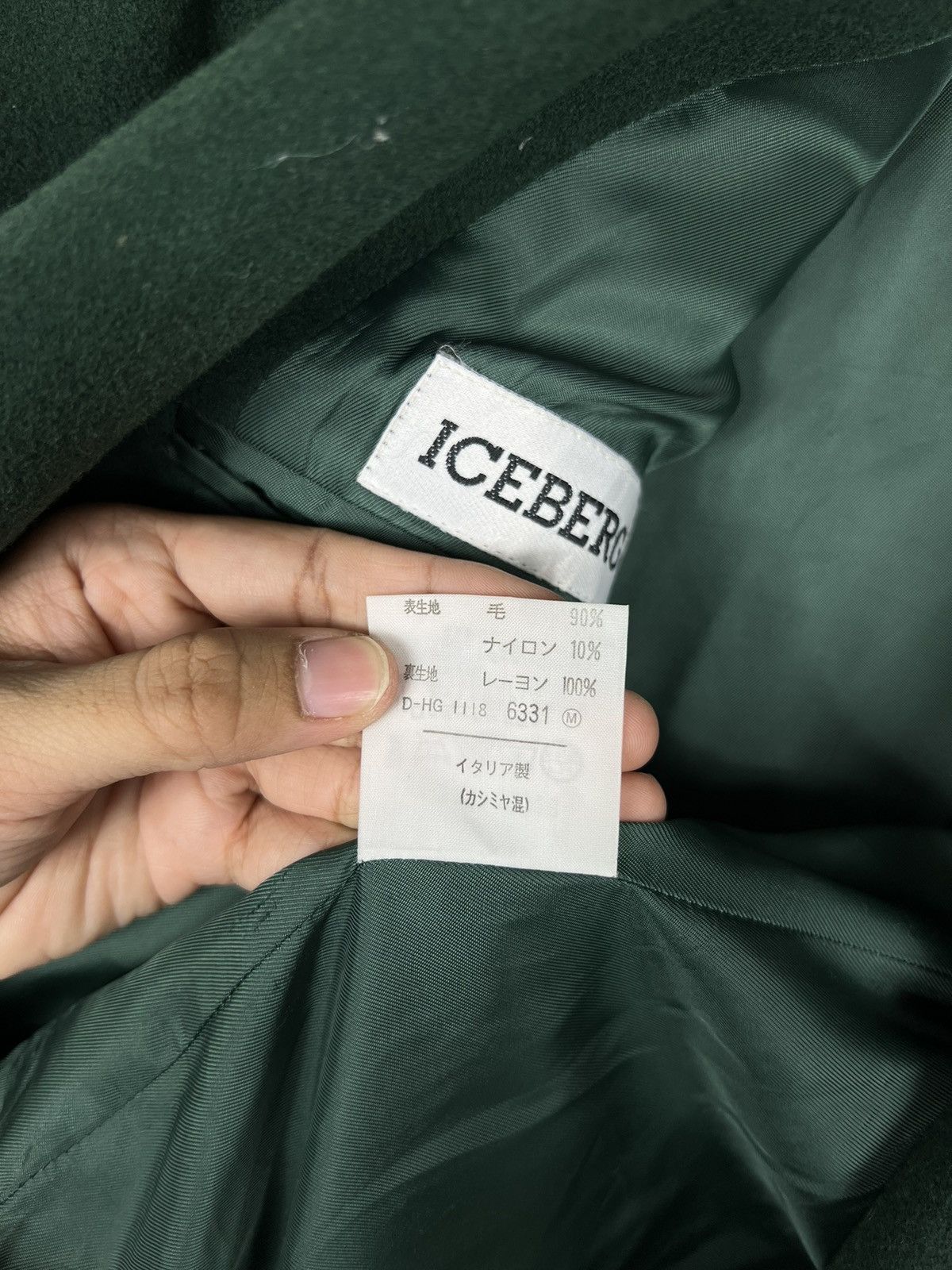 Iceberg 🔥 ICEBERG WOOL BLAZER JACKET MADE IN ITALY Size US L / EU 52-54 / 3 - 17 Thumbnail