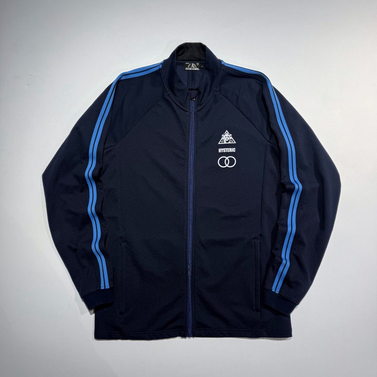 Hysteric Glamour Rare Hysteric Glamour Navy Track Jacket Size US L / EU 52-54 / 3 - 1 Thumbnail