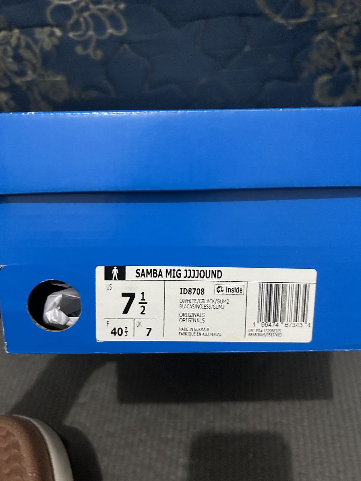 Adidas × JJJJound Adidas samba mig jjjjound white Size US 7.5 / EU 40-41 - 7 Thumbnail