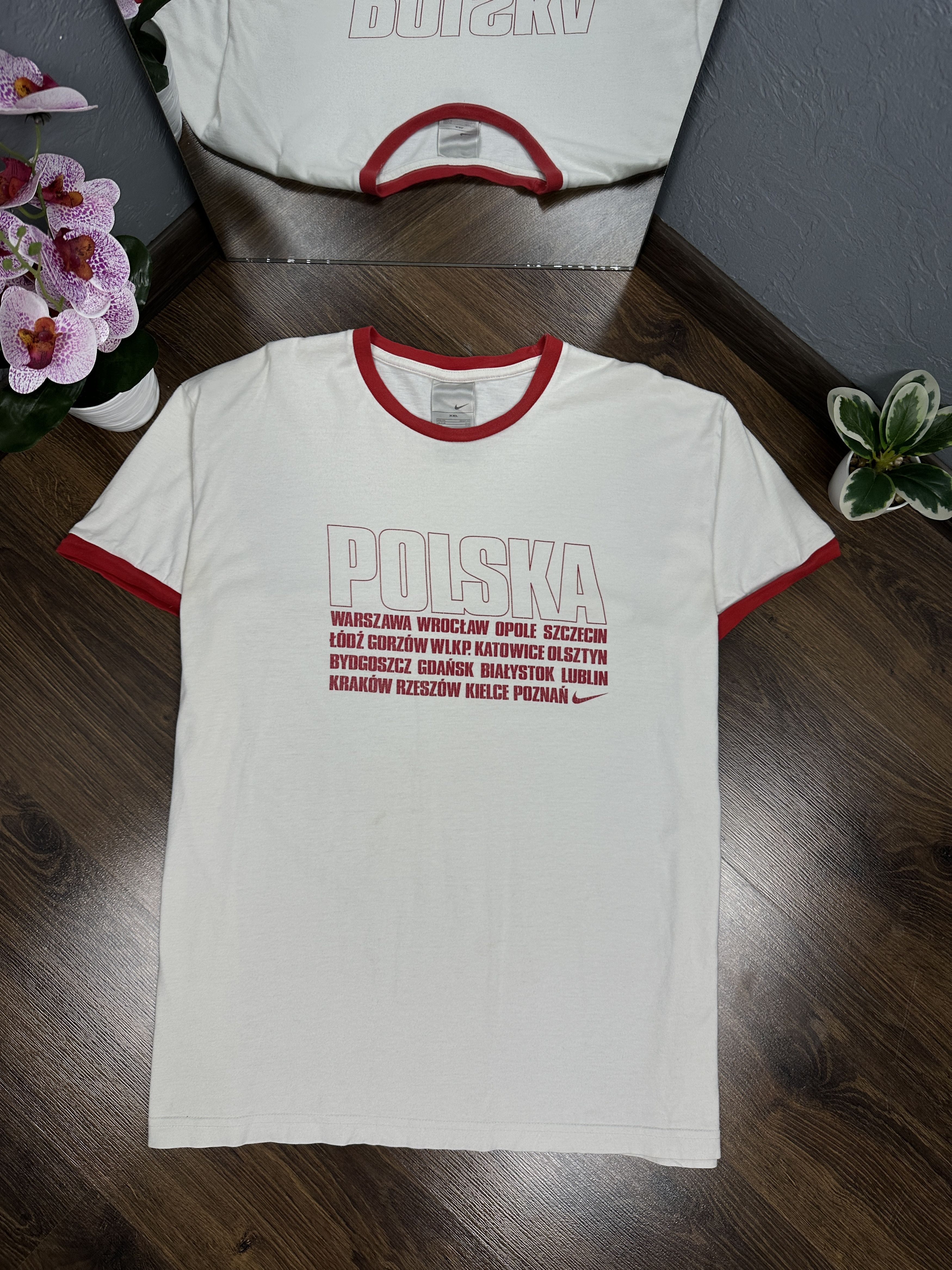 Nike × Vintage Nike Polska Vintage Mens T-Shirt Size US XXL / EU 58 / 5 - 1 Thumbnail