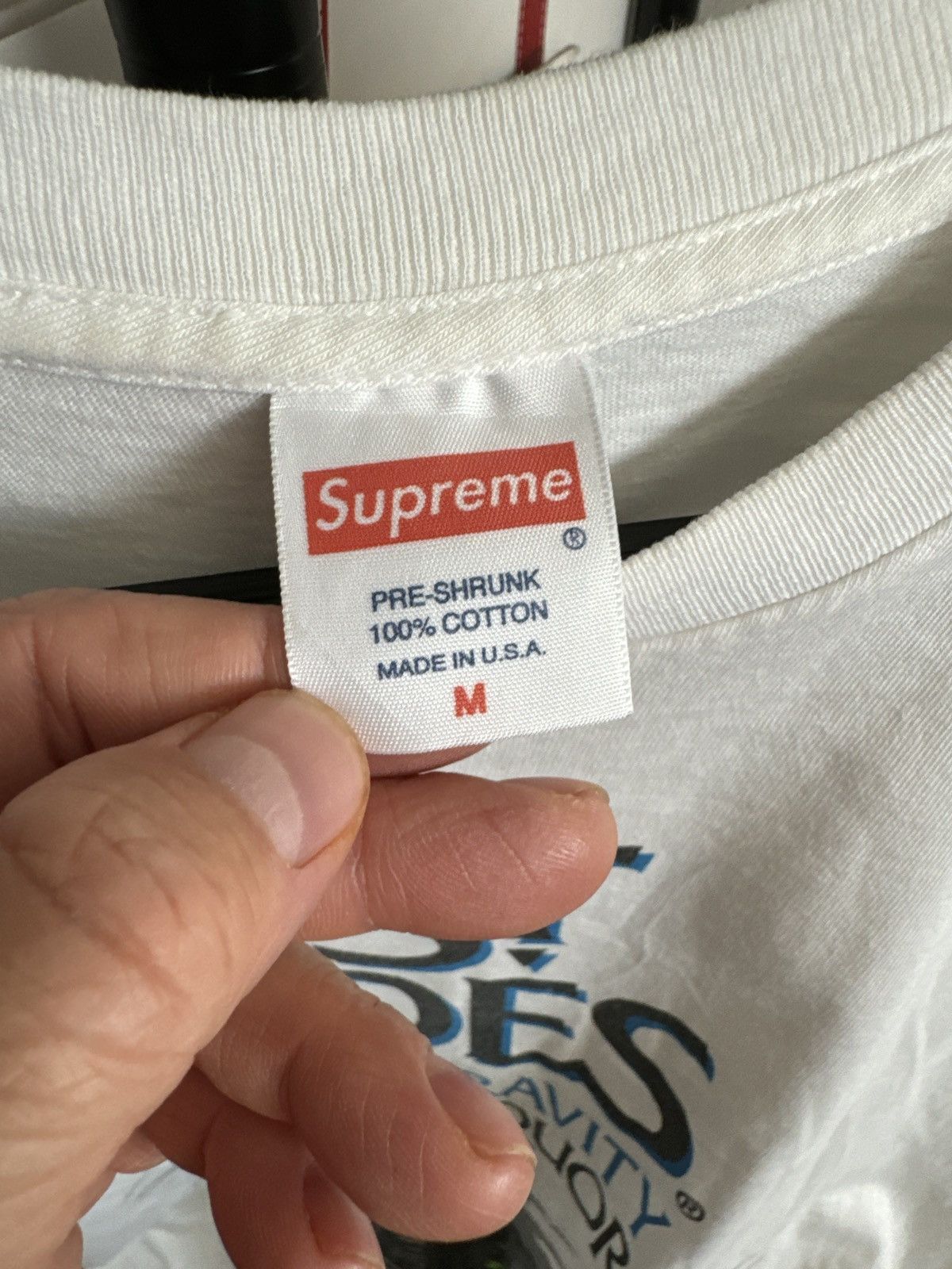 Supreme Supreme St Ides Malt Liquor T Shirt Size M SS16 White Size US M / EU 48-50 / 2 - 6 Thumbnail