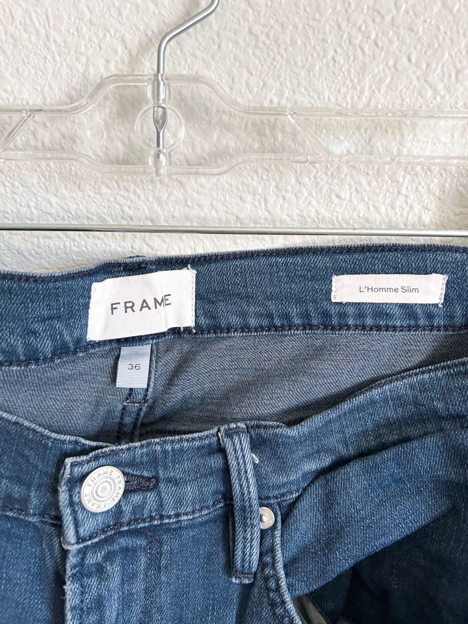 Frame Frame Dark denim L'Homme Slim Jeans in Placid Size US 36 / EU 52 - 6 Thumbnail