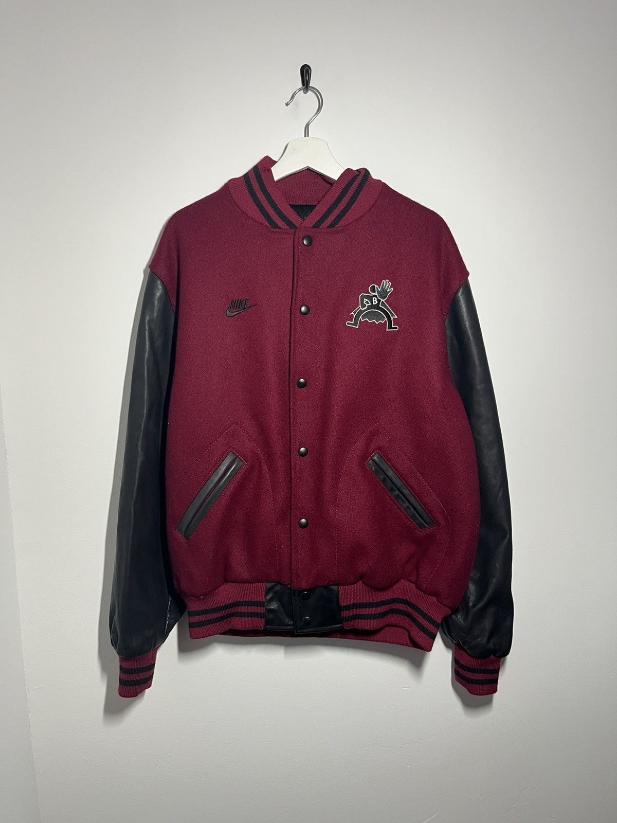 Nike Vintage Nike Blankman Movie Promo Varsity Bomber Jacket Size US L / EU 52-54 / 3 - 1 Thumbnail