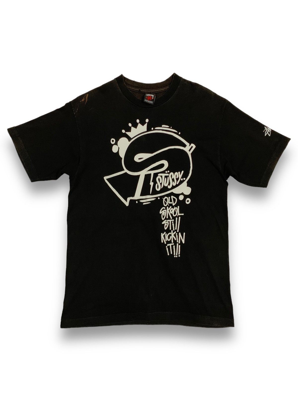 Stussy Vintage Stussy Graphic Logo Printed T-shirt Made in Mexico Size US M / EU 48-50 / 2 - 1 Thumbnail