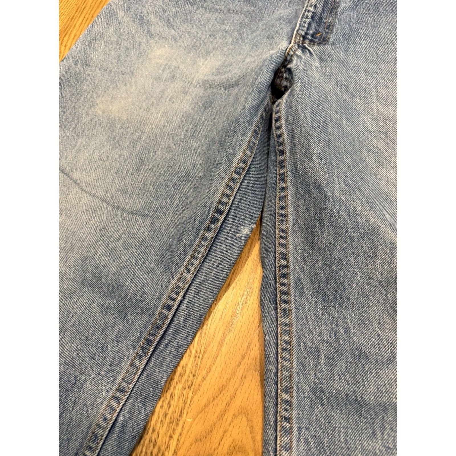 Levi's VINTAGE Levi's SilverTab Jeans Straight 32x29 Denim Blue Men Regular 90s Grunge USA Kid - (adjusted to fit rules) Size US 32 / EU 48 - 6 Thumbnail