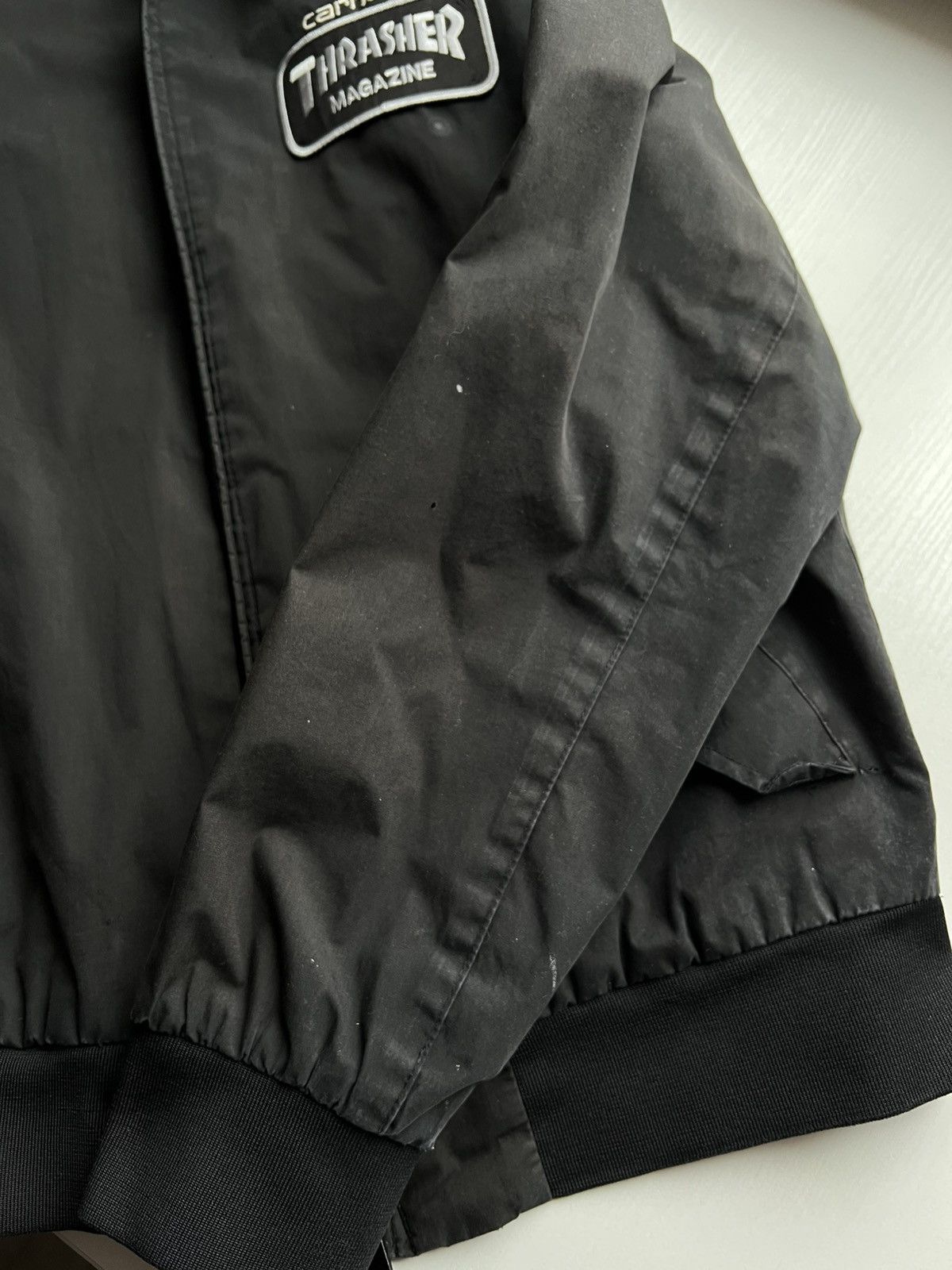Carhartt × Vintage Carhartt Vintage Rude Jacket Washed Distressed Trasher logo Size US M / EU 48-50 / 2 - 4 Thumbnail