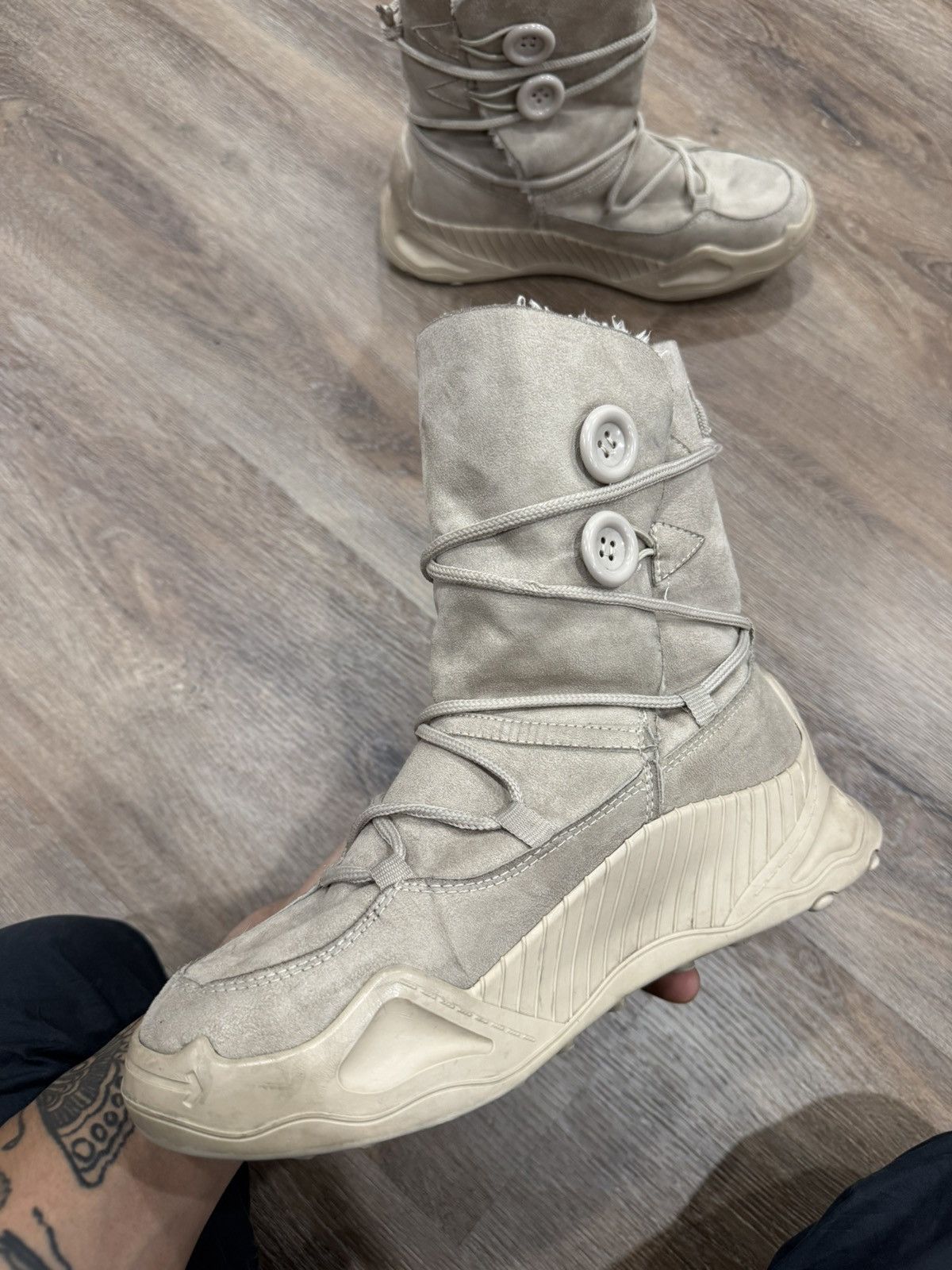 Off-White Off-White™ DDSY-1000 Suede Boots – 2013 Virgil Abloh Archive Size US 9 / IT 39 - 5 Thumbnail