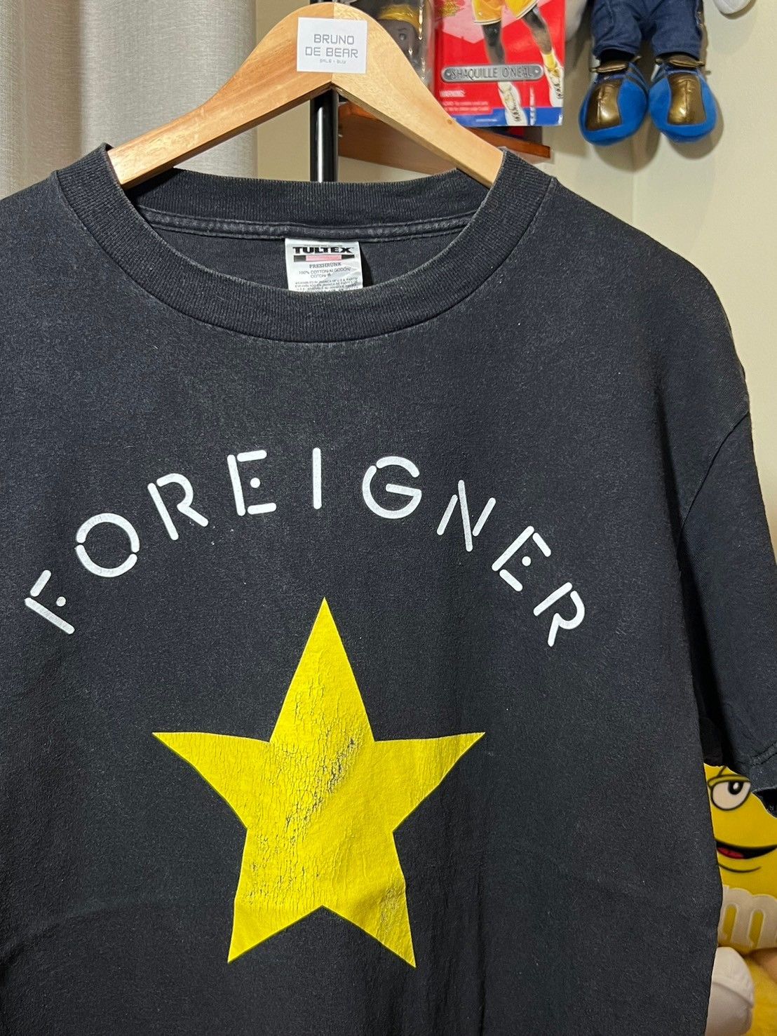 Band Tees × Vintage Vintage 90's Foreigner Star shirt BN Size US L / EU 52-54 / 3 - 1 Thumbnail