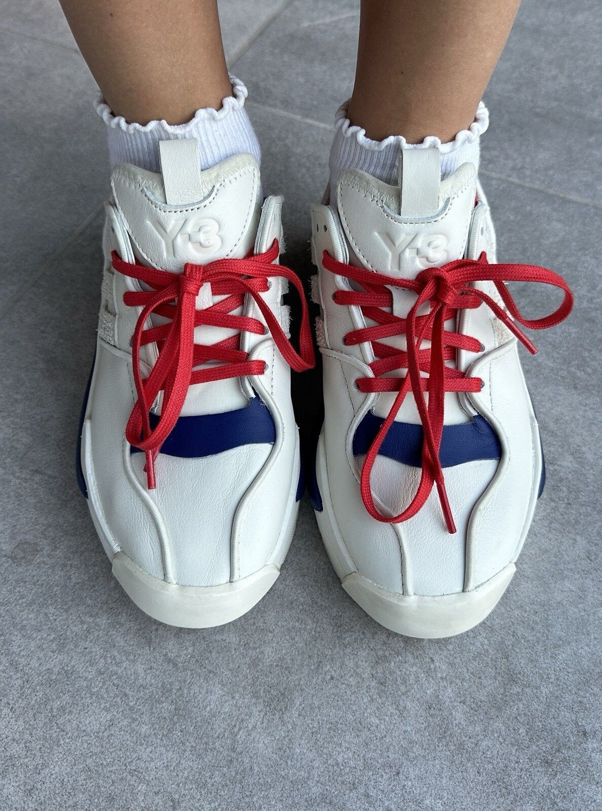 Adidas × Y-3 Adidas Y-3 Rivalry Womens Leather Sneakers Size US 6 / IT 36 - 3 Thumbnail