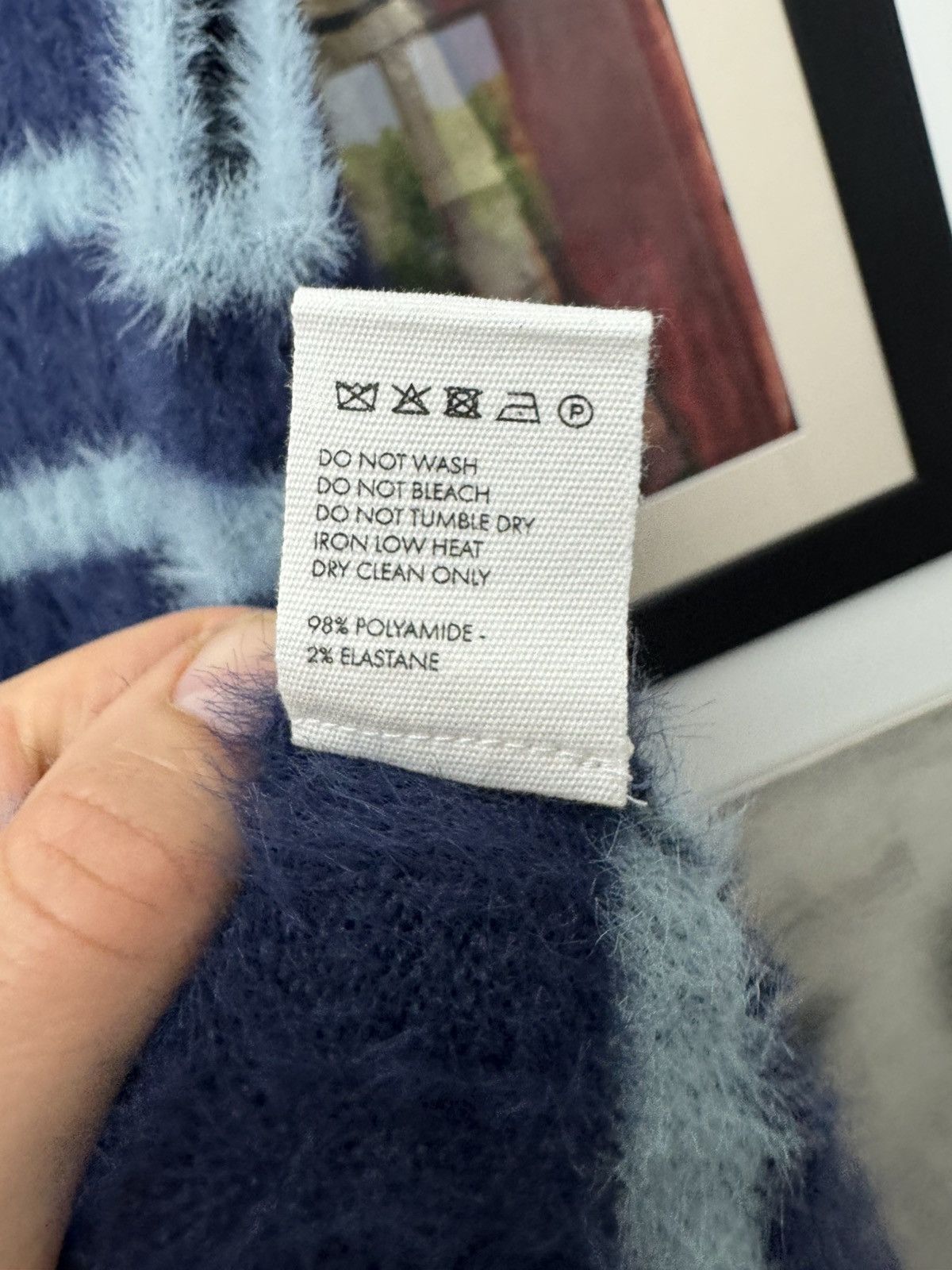Jacquemus Jacquemus Navy Le Veste En Maille Oversize Knit Sweater Rare Size US XS / EU 42 / 0 - 5 Thumbnail