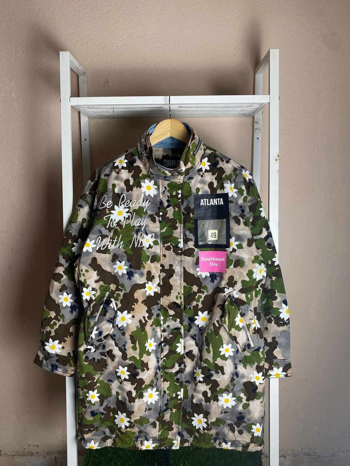 NBA NBA Women Floral Outdoor Parka Jacket Size S / US 4 / IT 40 - 1 Thumbnail