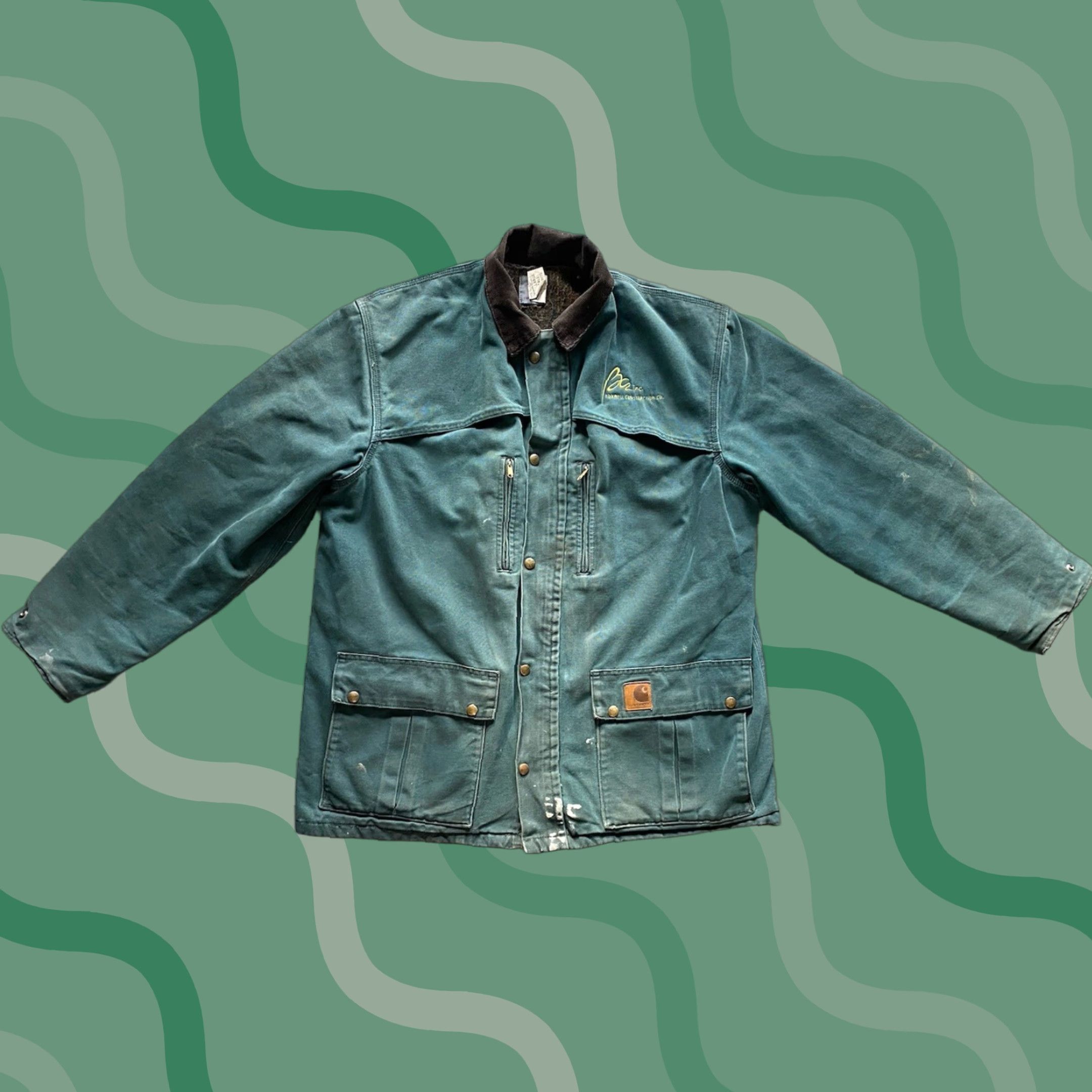 Carhartt × Vintage Carhartt Detroit Jacket J43 HTG Size L made in