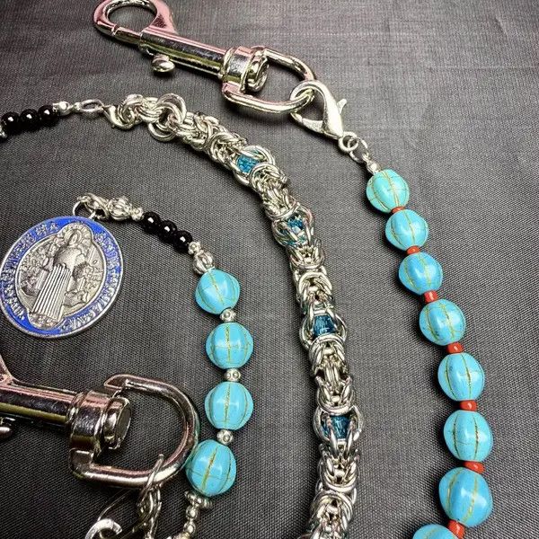 Jewelry Maijima x Matsu Blue Turquoise Pants Chain Size ONE SIZE - 5 Thumbnail