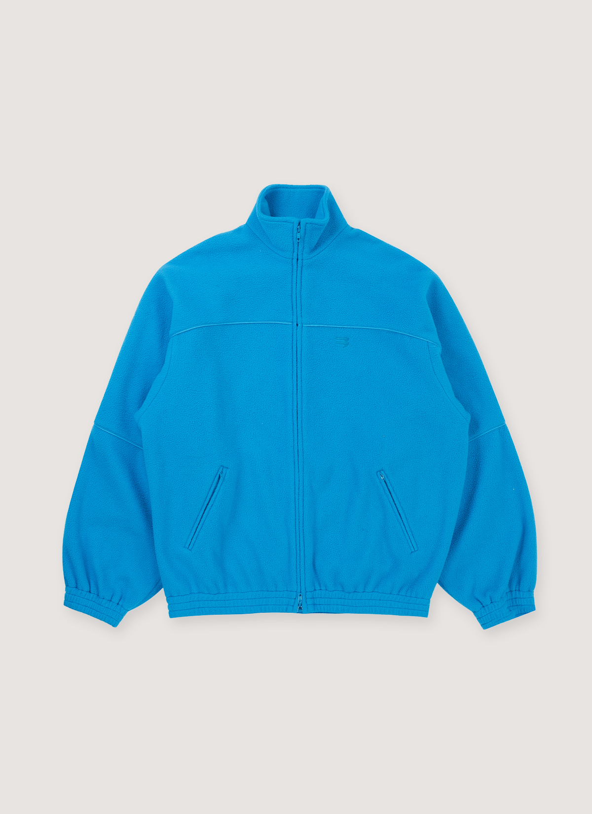 Balenciaga Fleece Tracksuit Jacket Cyclades Blue Size US XXL / EU 58 / 5 - 1 Thumbnail
