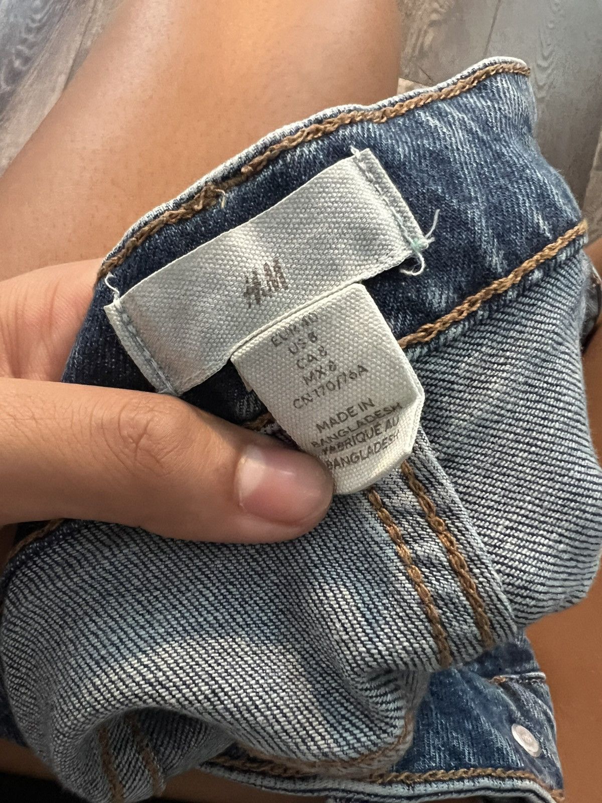 H&M Dark wash h&m jean Size 30" / US 8 / IT 44 - 3 Thumbnail