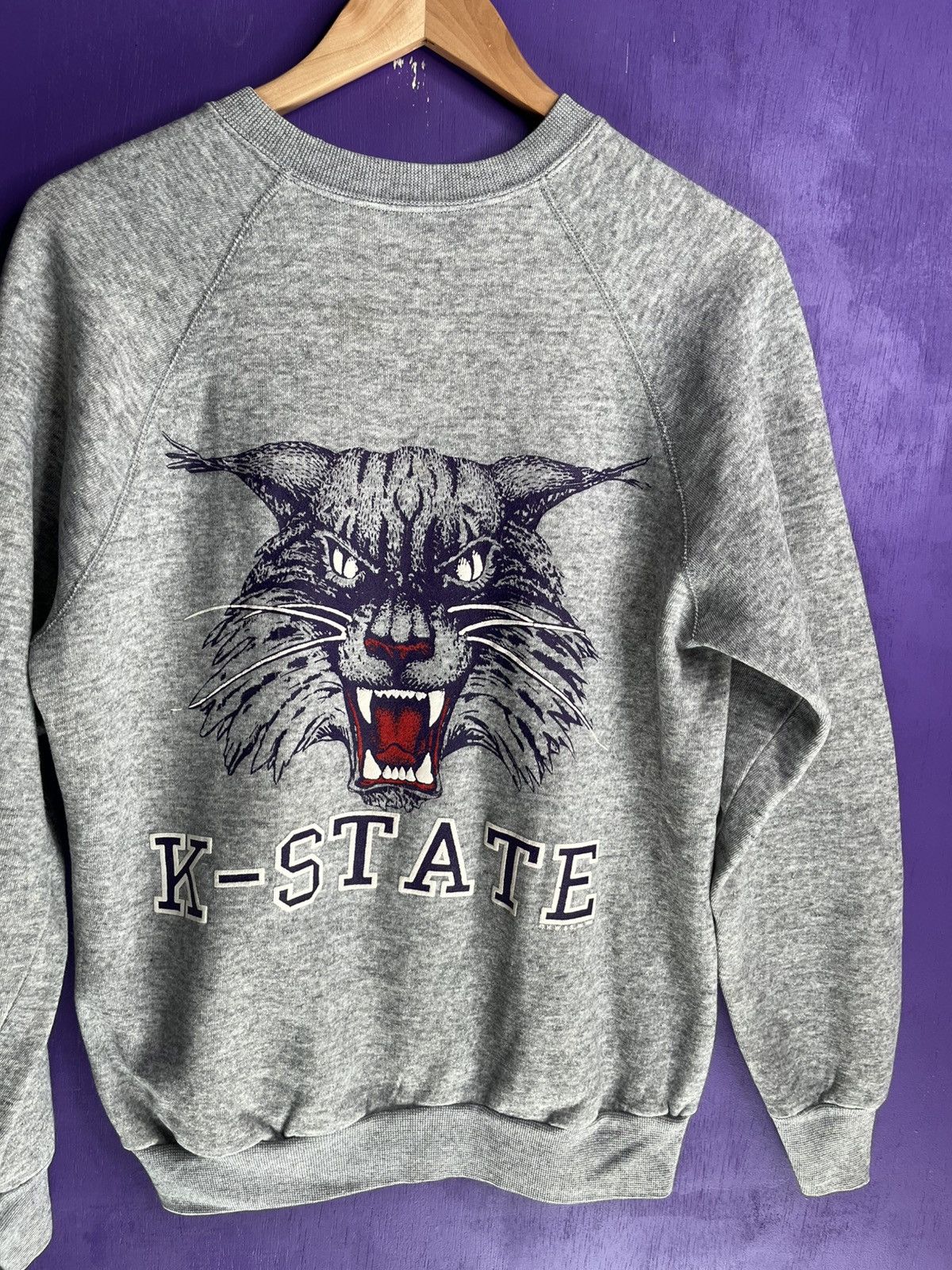 Vintage Vintage 1988 Kansas state wildcats crewneck Size US M / EU 48-50 / 2 - 3 Thumbnail