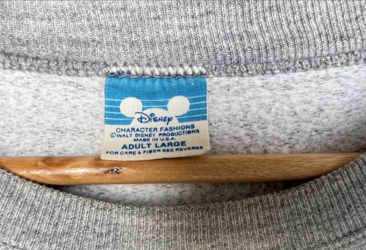 Vintage Vintage 80s Mickey Mouse Big Graphic Grey Medium Sweatshirt Size US M / EU 48-50 / 2 - 6 Thumbnail