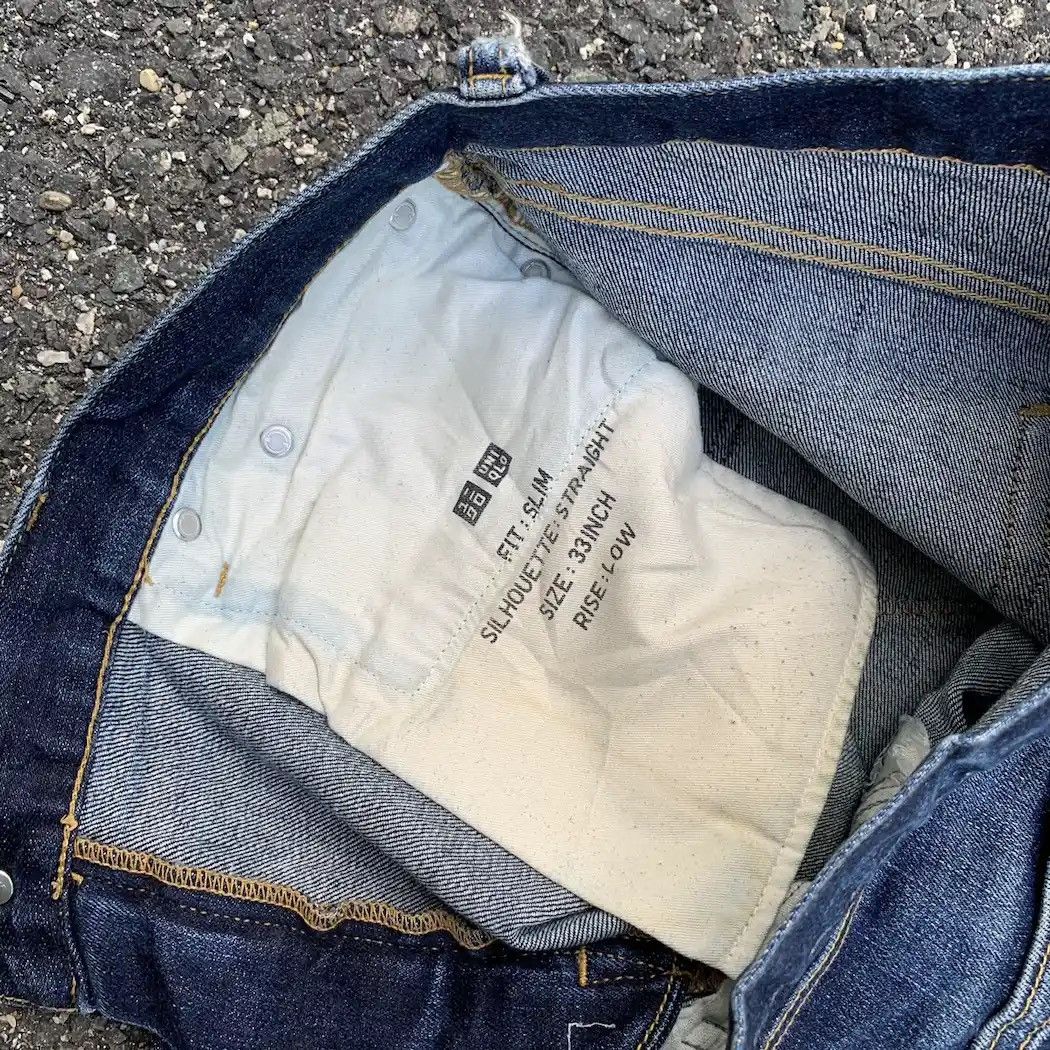 Self Edge 💥 REDLINE 💥 Nice Fading Jeans Japanese Vintage Ankle Pants Size US 33 - 11 Thumbnail