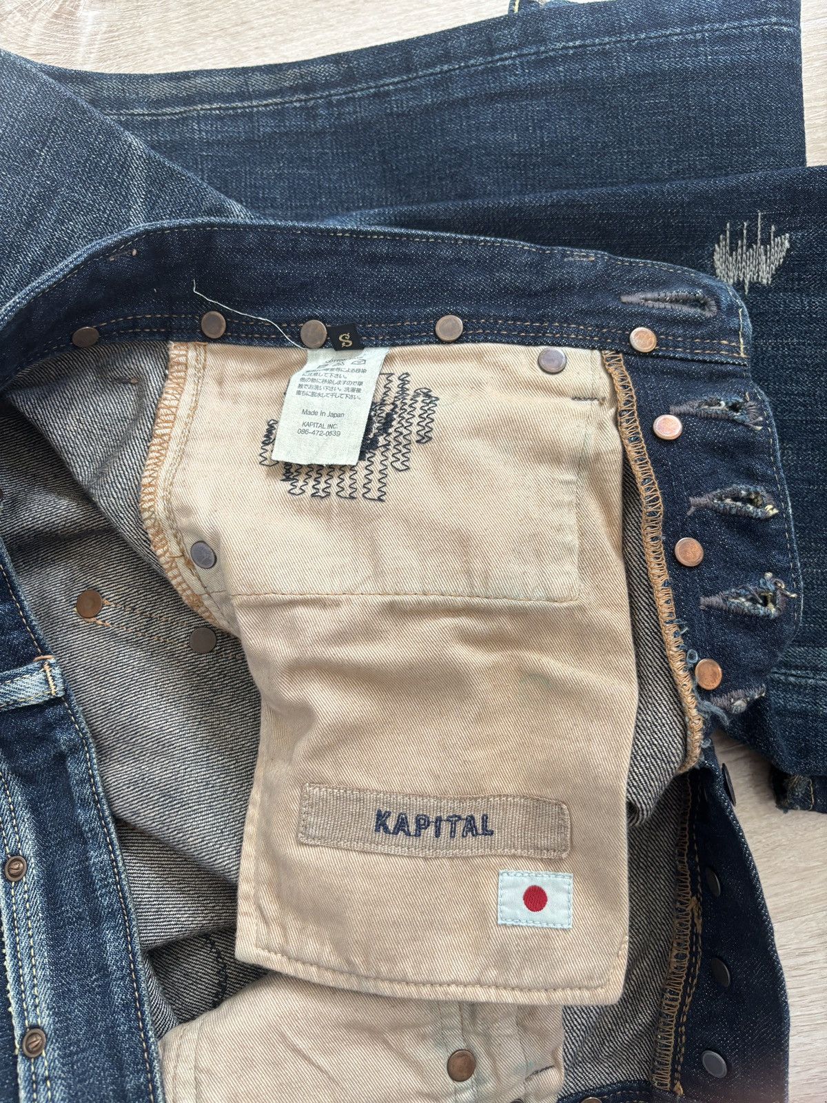 Kapital Kountry Kapital Flare Boro Denim Size US 29 - 9 Thumbnail