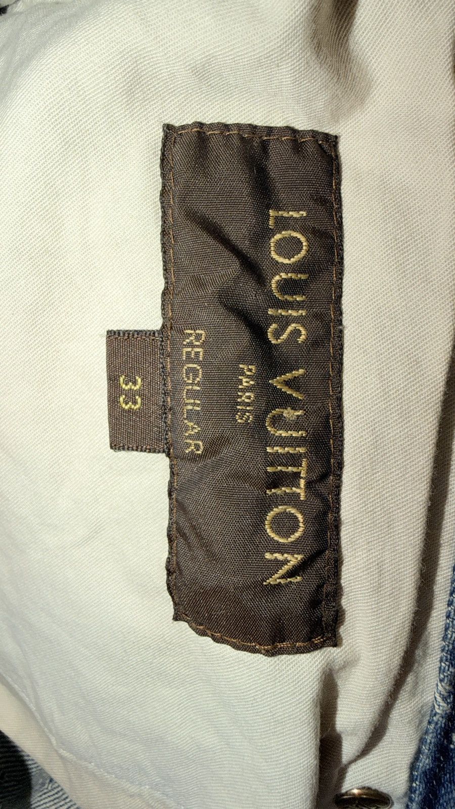 Louis Vuitton × Supreme Louis Vuitton X SUPREME 33 Denim Jeans Blue Monogram Size US 33 - 13 Thumbnail