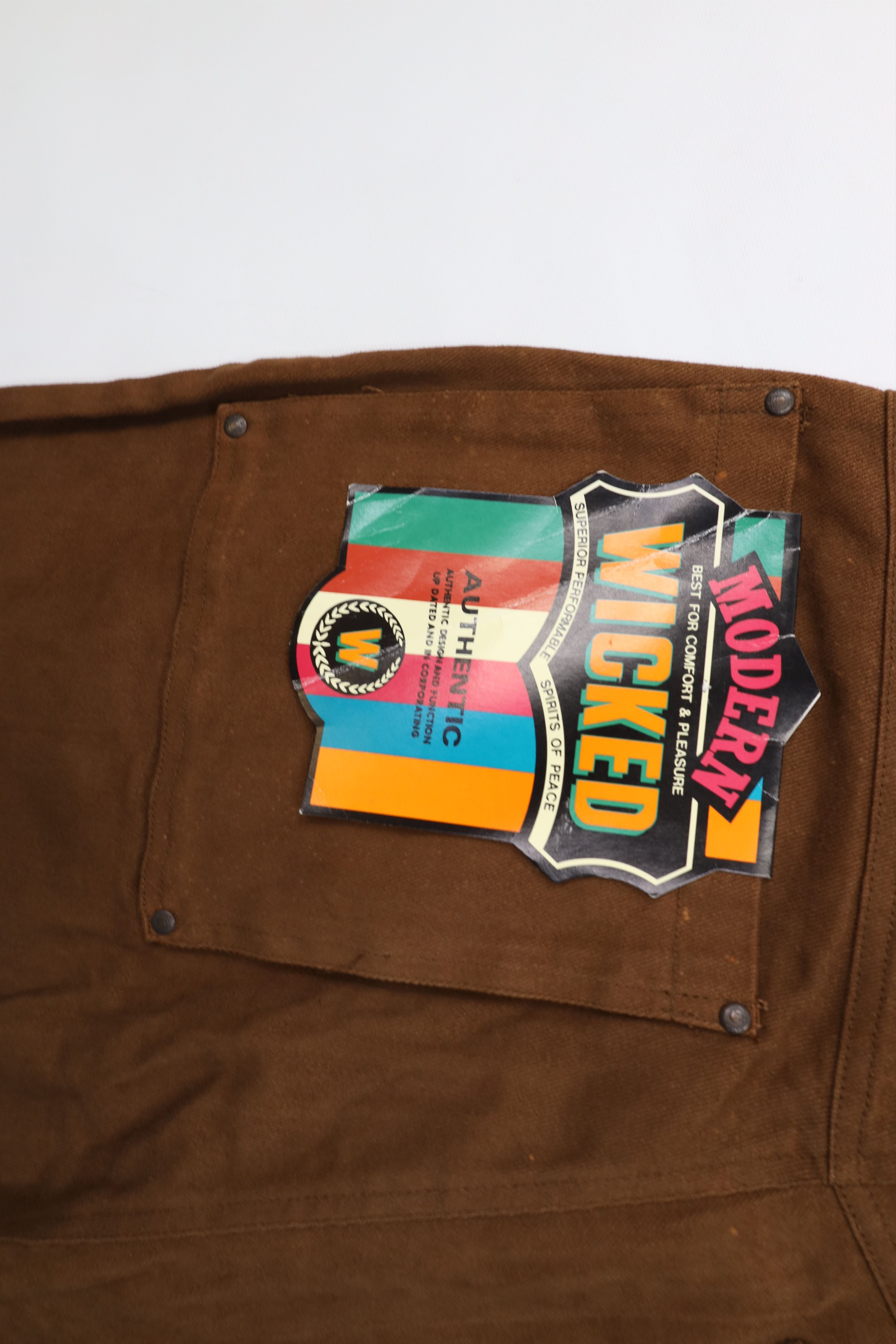 Vintage Deadstock Vintage 90s Streetwear Skateboard Jeans Brown Size US 36 / EU 52 - 15 Thumbnail