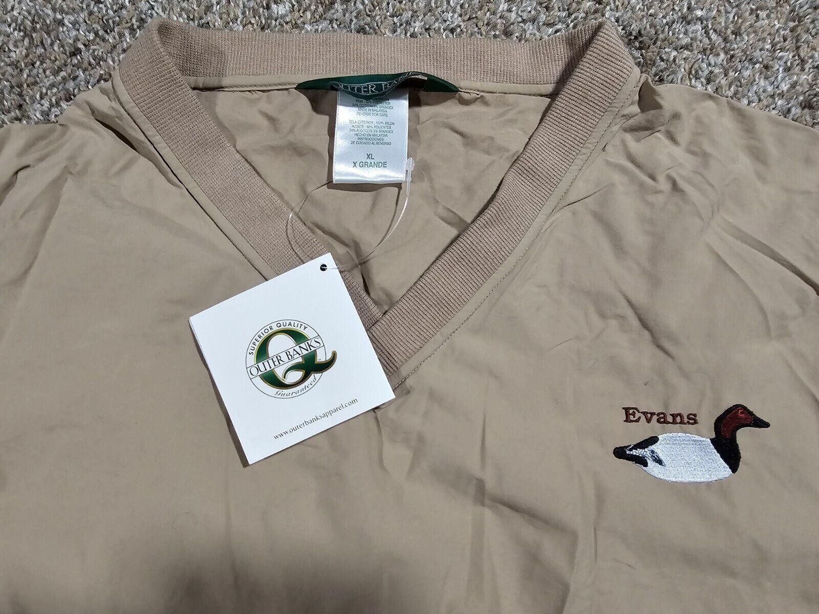 Designer Outer Banks Outer Wear XL Golf Pullover V Neck Evans DUCK Size ONE SIZE - 2 Thumbnail