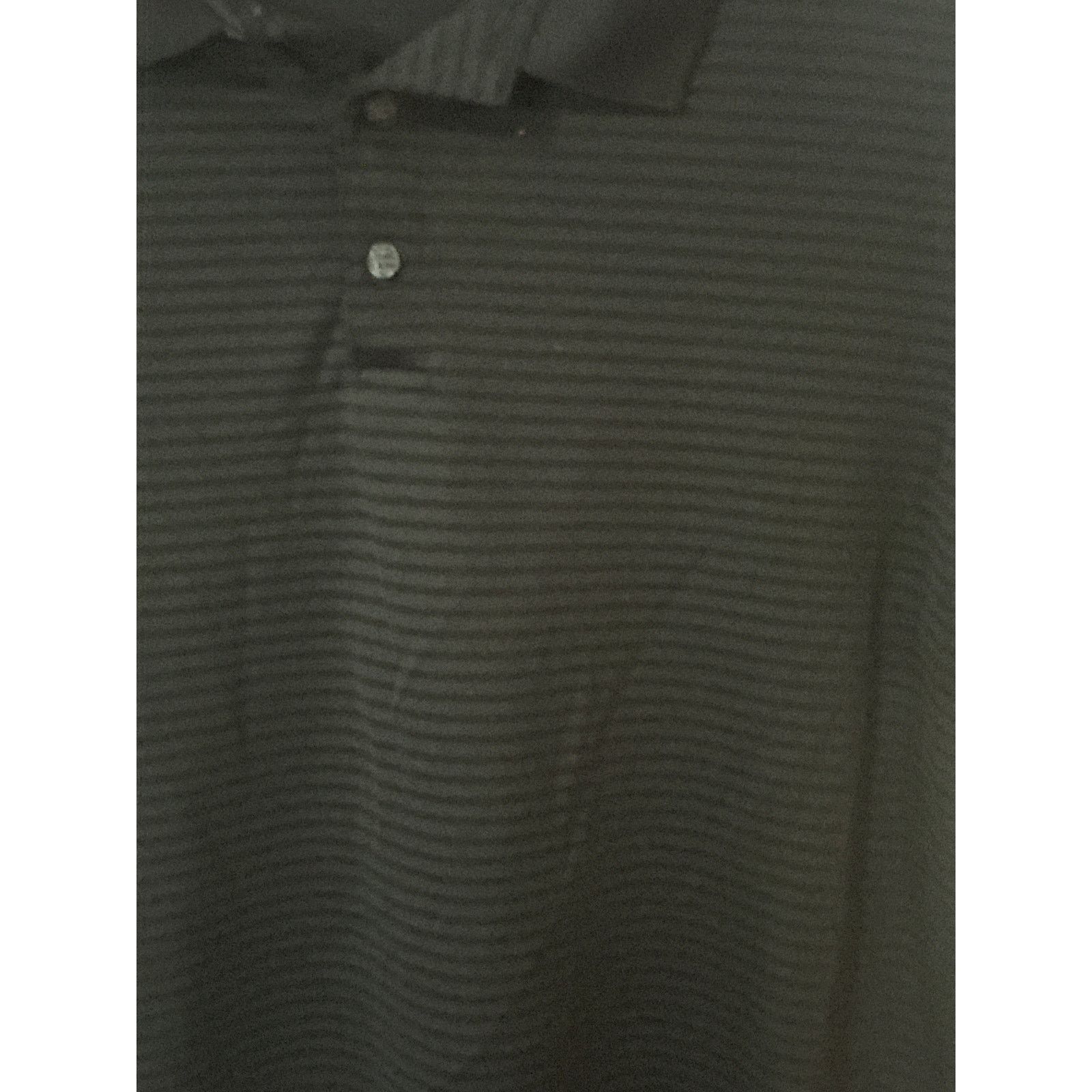 Perry Ellis PERRY ELLIS BLACK STIPE POLO SIZE XL Size US XL / EU 56 / 4 - 2 Thumbnail