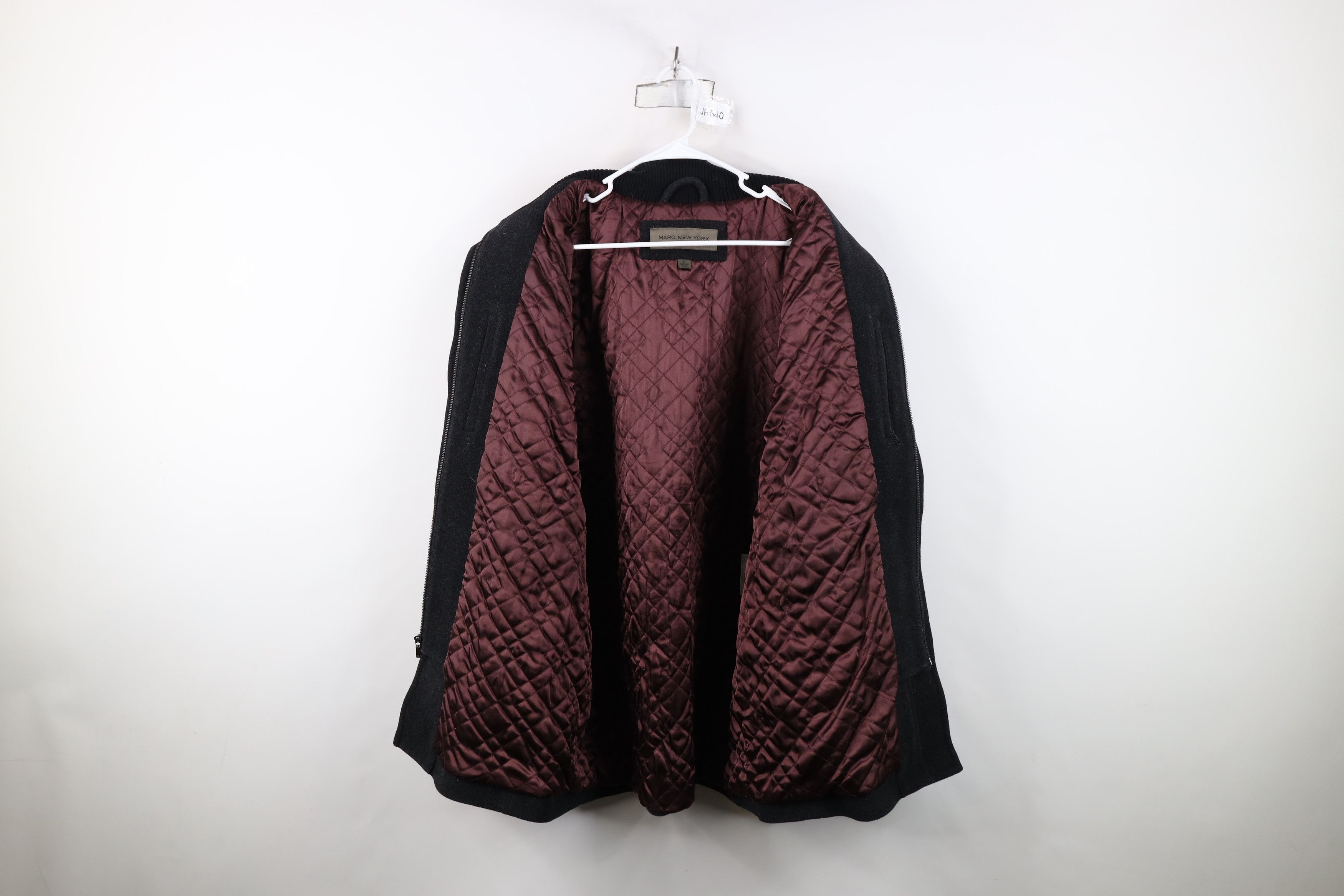 Vintage Marc New York Andrew Marc Blend Car Coat Jacket Charcoal Size US L / EU 52-54 / 3 - 11 Thumbnail