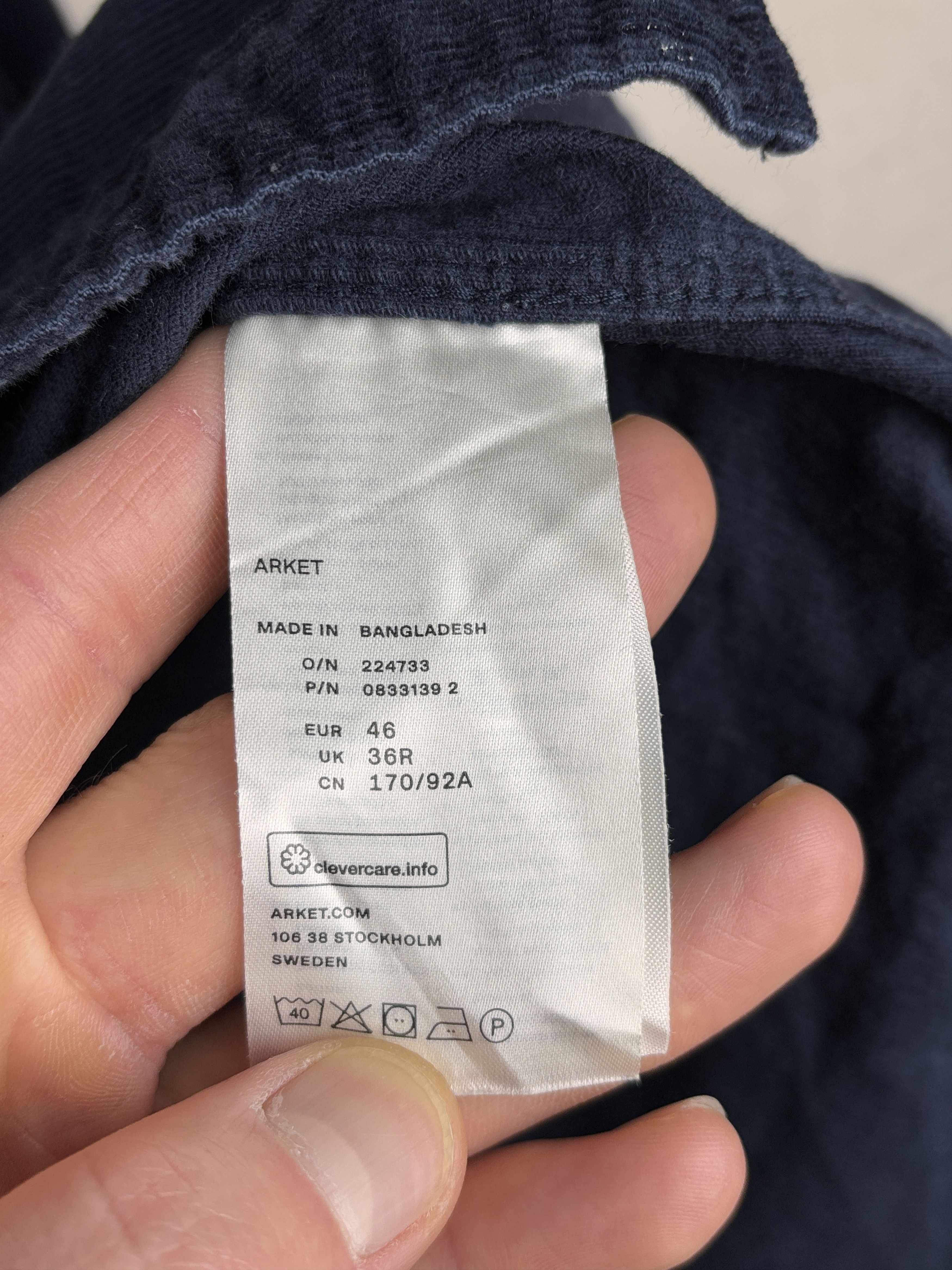 Arket Arket Corduroy Long Sleeve Shirt Size EU 46 (S) Button Down Size US S / EU 44-46 / 1 - 9 Thumbnail