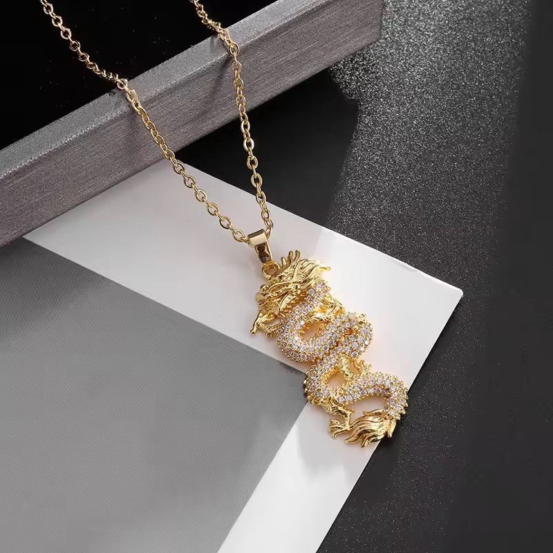 Japanese Brand Dragon Streetwear Necklace Chain Size ONE SIZE - 3 Thumbnail